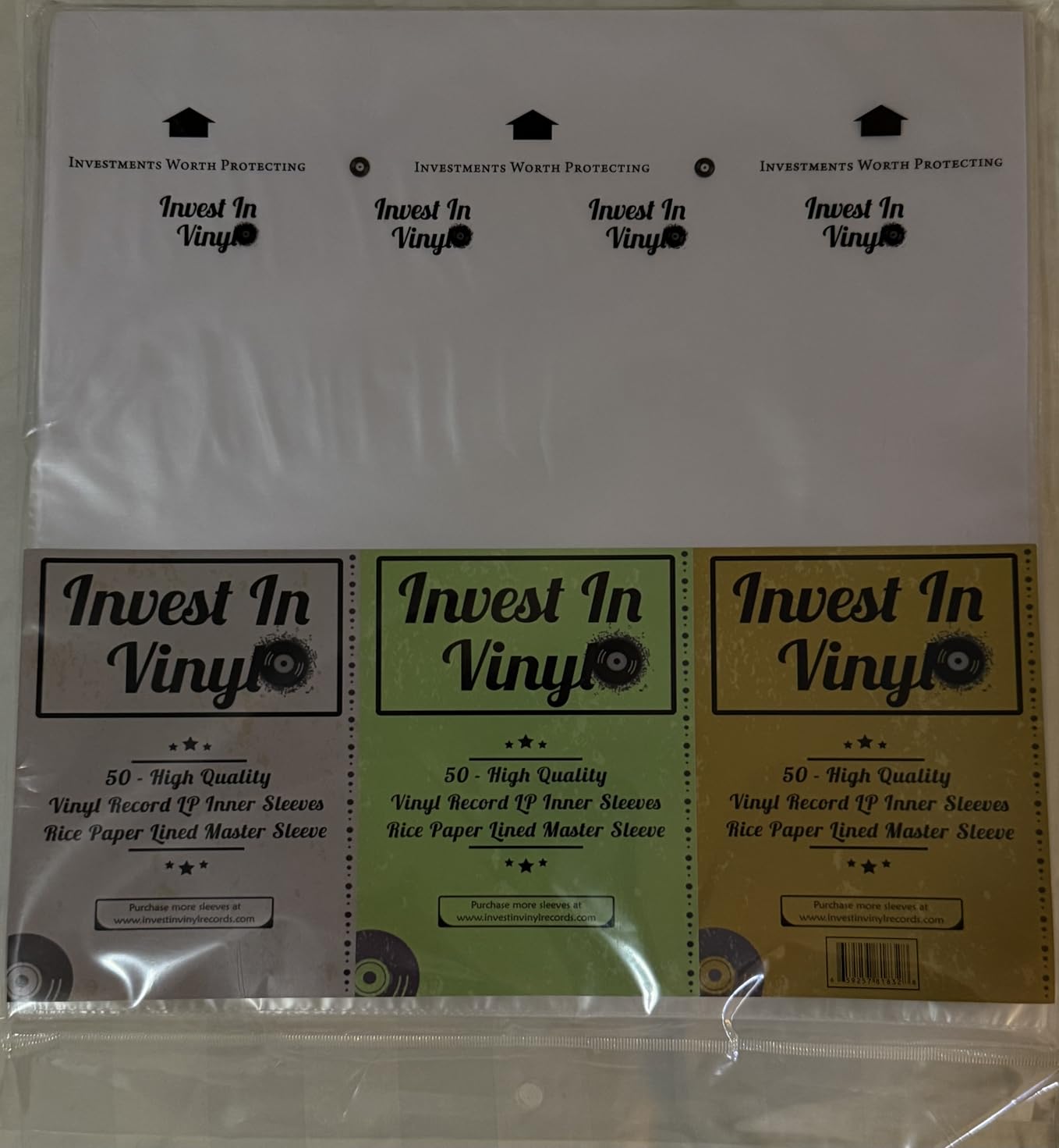 Invest In Vinyl 50 Master Sleeves Rice Paper Anti Static LP Inner Sleeves for Vinyl Records customer photo 2