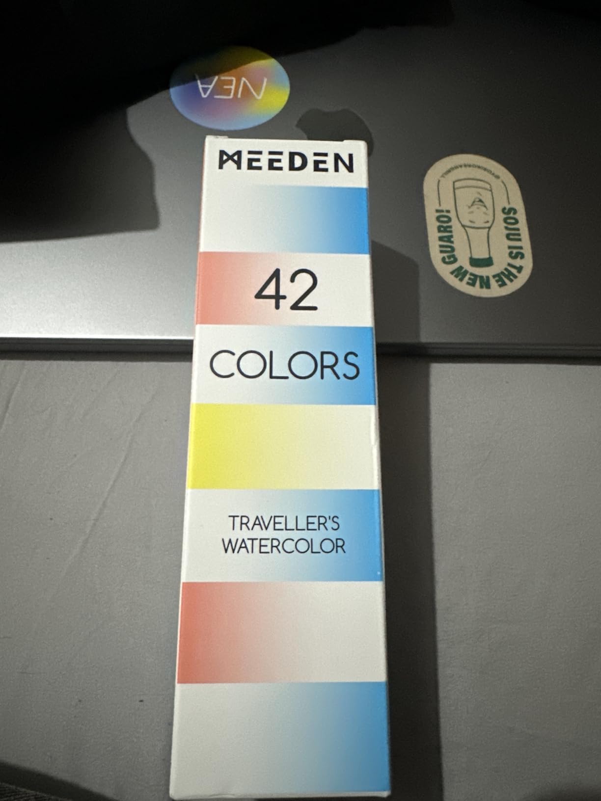 MEEDEN Travel Watercolor Paint Set: Portable 42 Assorted Water Colors Paint Kit with 4 Brushes customer photo 1