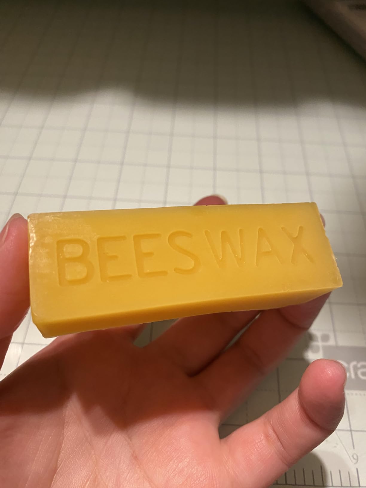 Alternative Imagination Pure Beeswax Bar - 1 oz Hand-Poured Block of Natural Golden Wax - Sustainably Sourced, Chemical-Free, Non-Toxic, Sweet Honey Aroma for DIY, Candles, Balms, Wood Polish & More customer photo 1