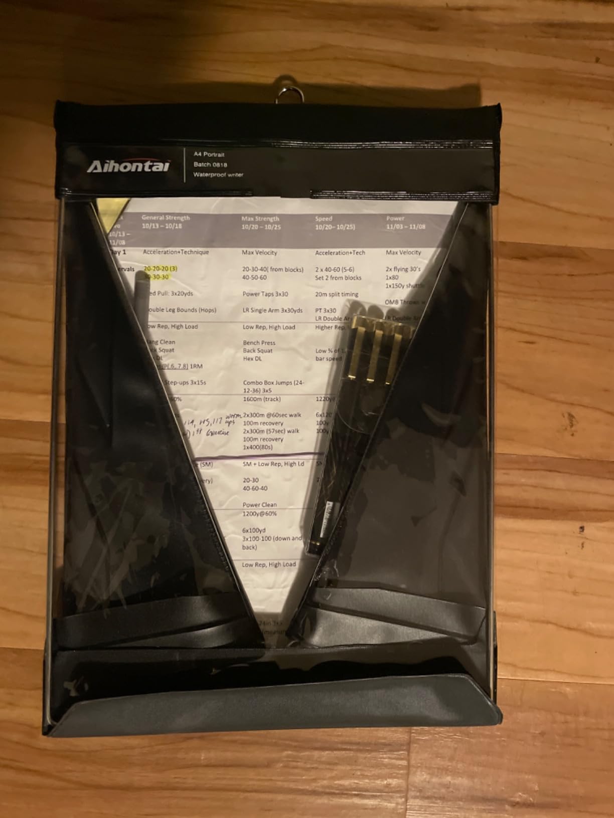 A4 Waterproof Clipboard Document Holder for Rain and Weather - PVC Writing Board Folder - A4 Size Black customer photo 2