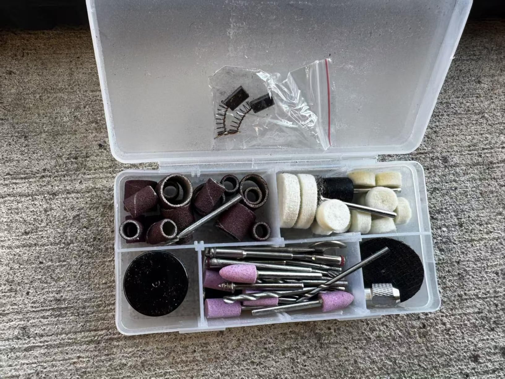 GOXAWEE Rotary Tool Kit with MultiPro Keyless Chuck and Flex Shaft - 140pcs Accessories Variable Speed Electric Drill Set for Handmade Crafting Projects and DIY Creations customer photo 1