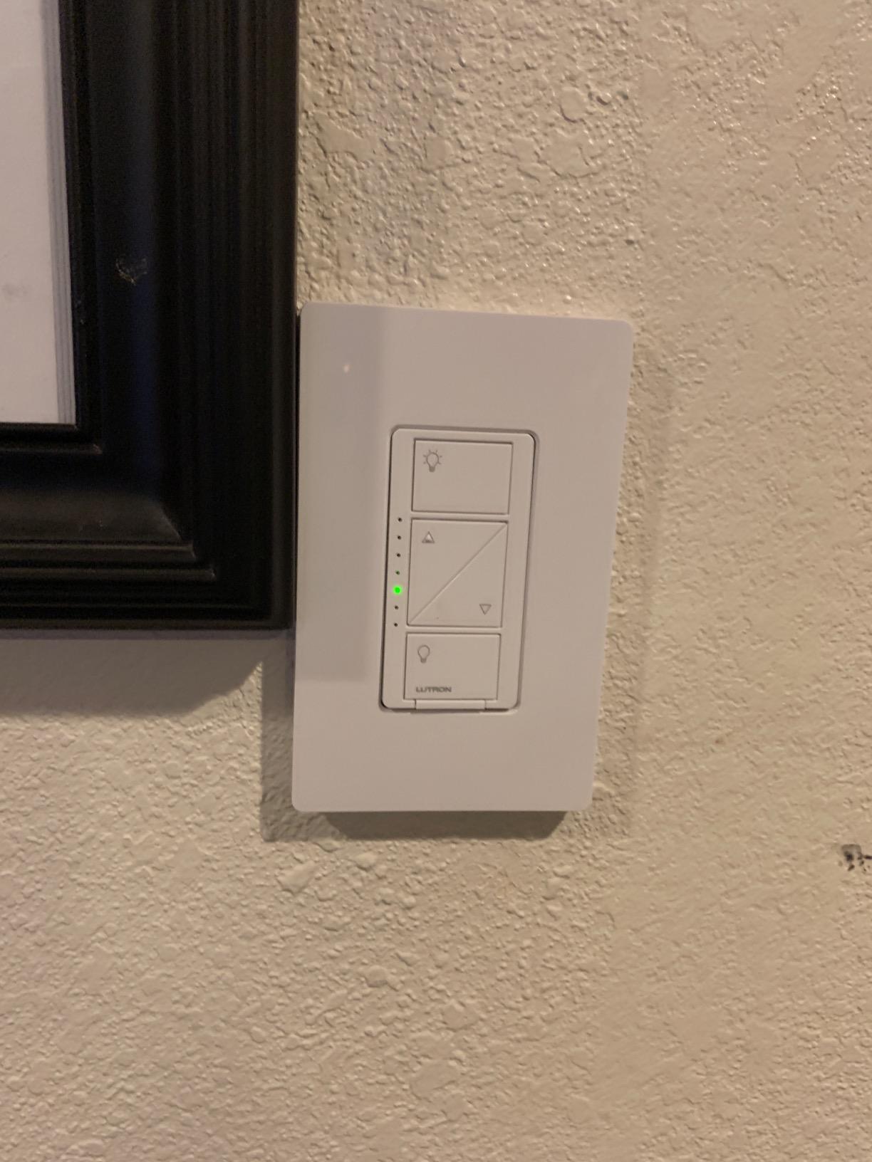 Lutron Caseta Original Smart Dimmer Switch Kit w/ Hub, Pico Remote & Wallmount Bracket, and Smart Dimmer Switch, No Neutral Required, Works with Alexa, Apple Home, Ring, & Google Home, P-BDG-PKG1W-A customer photo 3