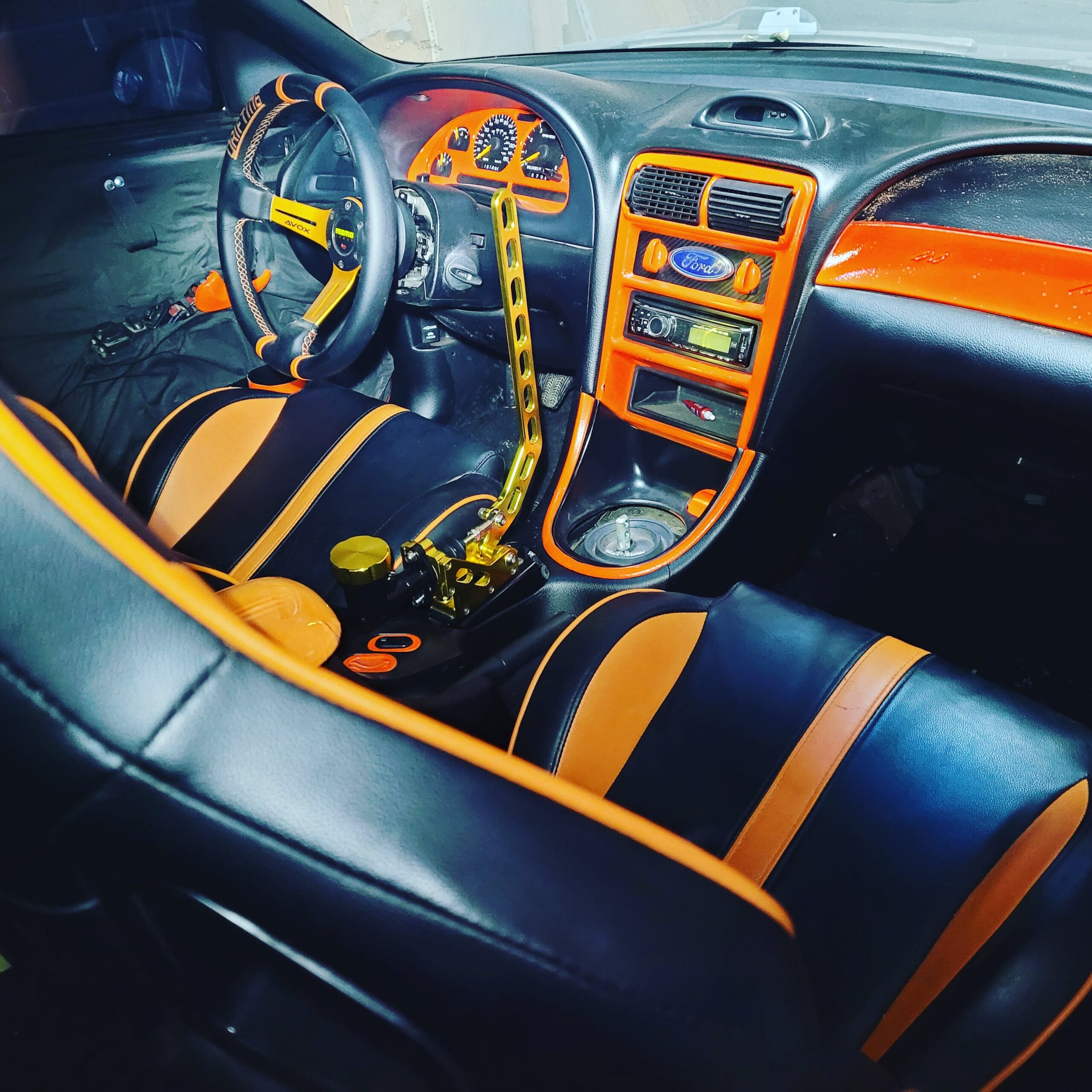 EZAUTO WRAP Red Hydraulic Racing Hand E Brake with Oil Tank Drift Rally Drifting HandBrake Aluminium Lever HB10 customer photo 1