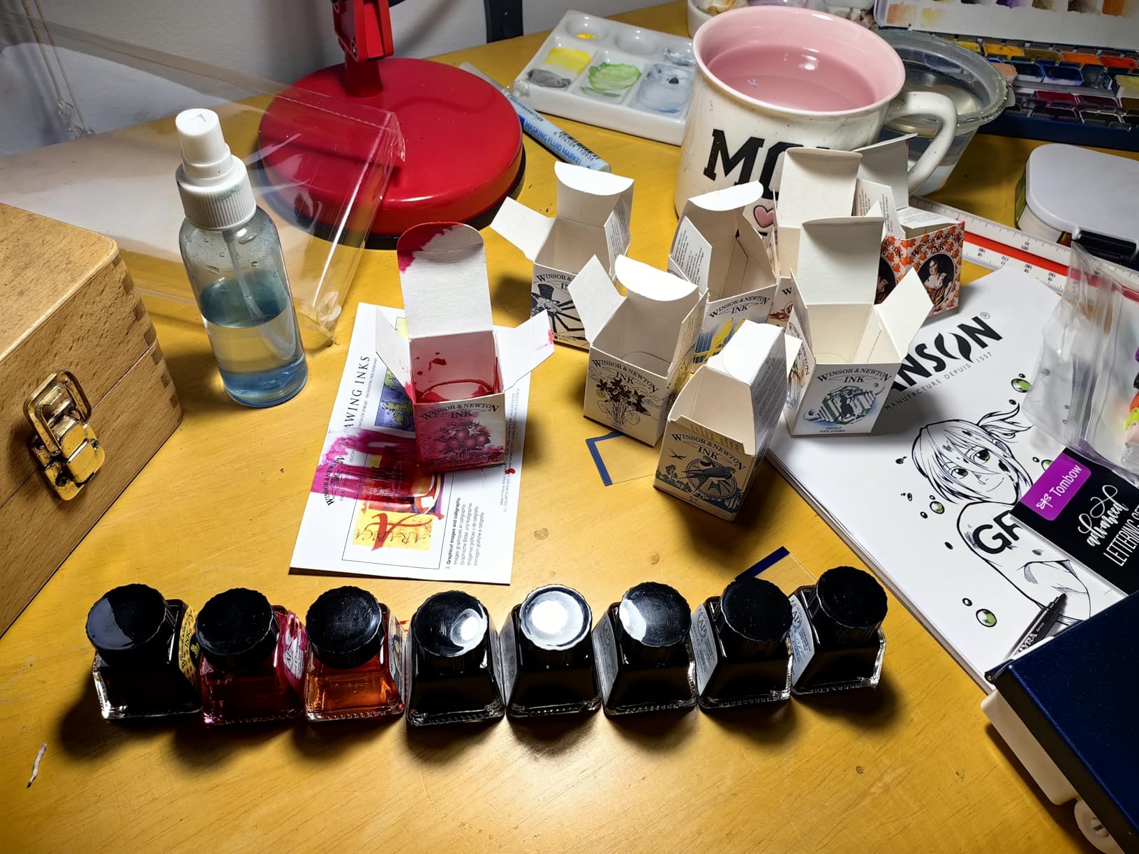 Winsor & Newton Collection Drawing Ink Set, Vibrant Tones, 0.5, Set of 4 customer photo 1