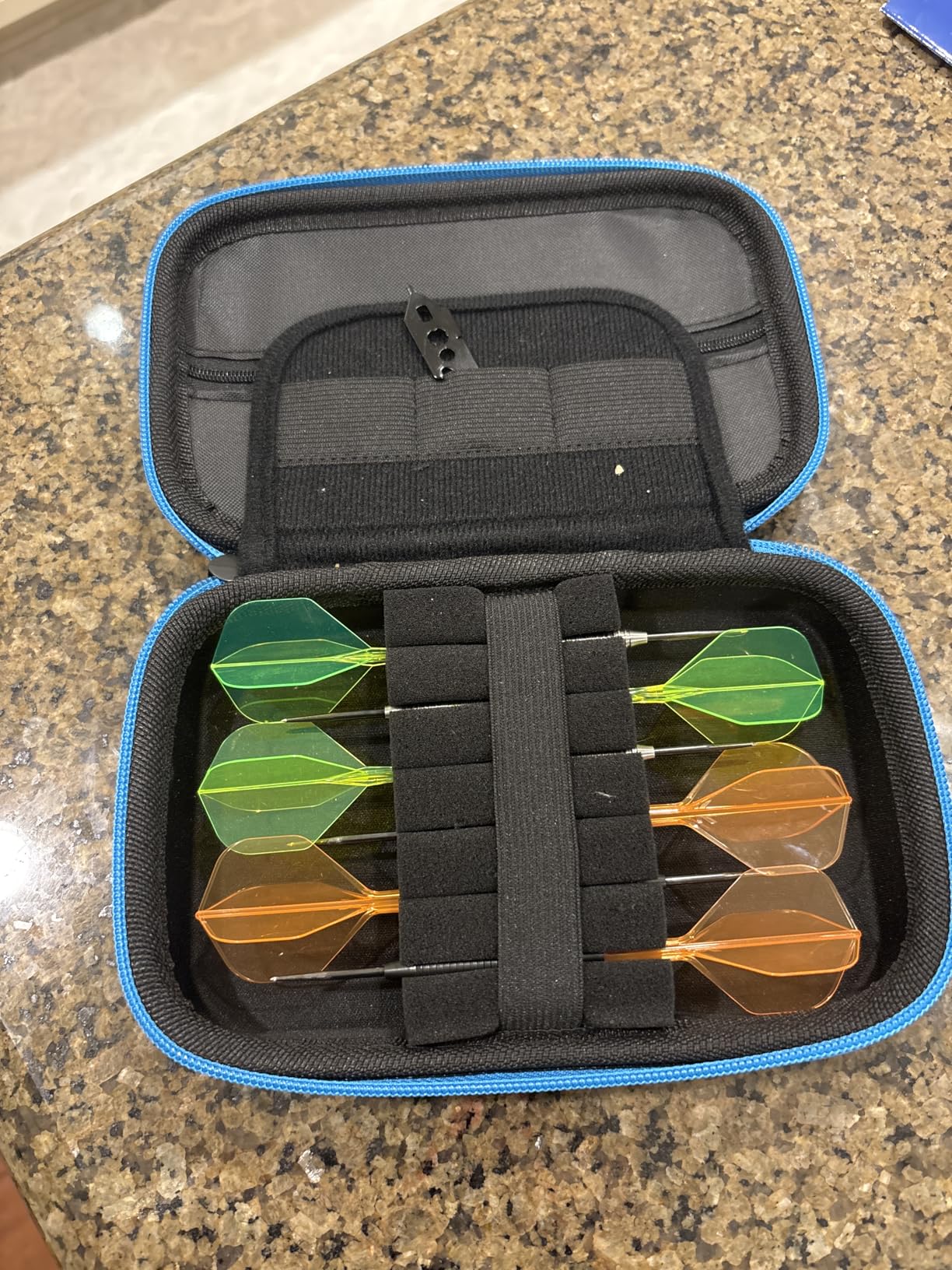 Casemaster Sentinel EVA Foam Shell Dart Case, Holds 6 Darts and Extra Accessories, Tips, Shafts and Flights, Compatible with Steel Tip and Soft Tip Darts customer photo 1