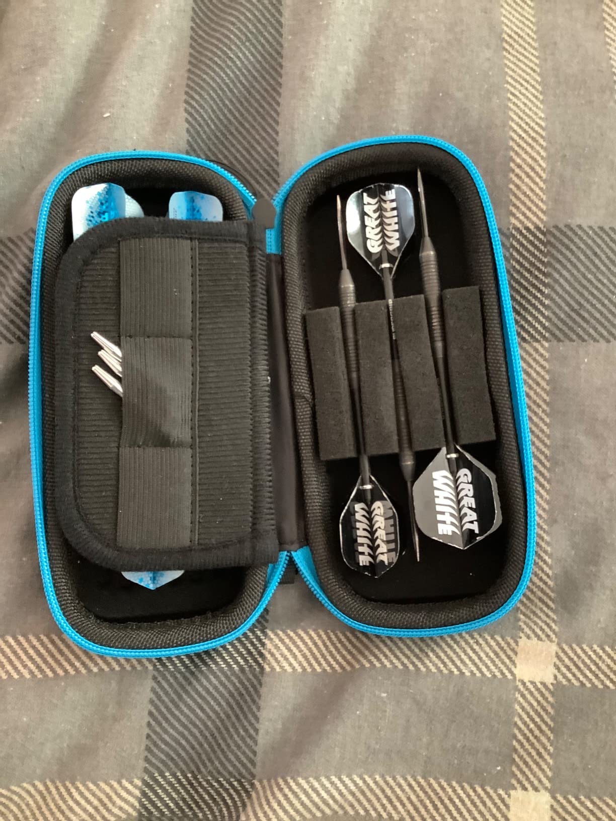 Casemaster Sentry Dart Case Slim EVA Shell for Steel and Soft Tip Darts, Hold 6 Darts and Features Built-in Storage for Flights, Tips and Shafts customer photo 5