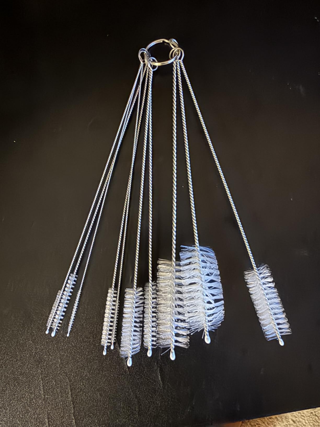 Long Straw Brush, Nylon Pipe Tube Cleaner 8-ihch 10 Different Diameters Set of 10 customer photo 1