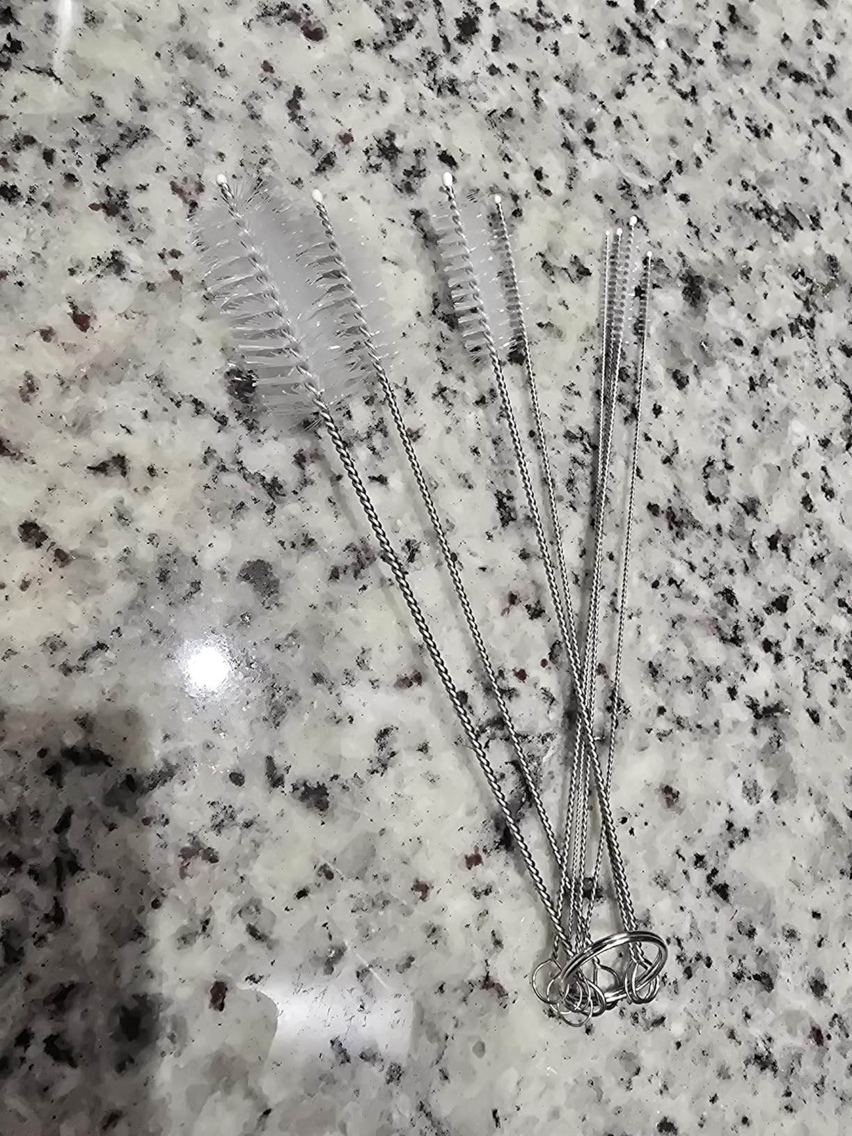 Long Straw Brush, Nylon Pipe Tube Cleaner 8-ihch 10 Different Diameters Set of 10 customer photo 2