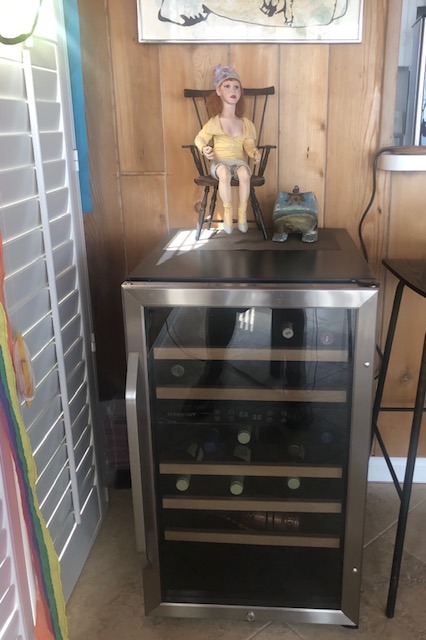 EdgeStar CWF380DZ 20 Inch Wide 38 Bottle Capacity Free Standing Wine Cooler with Dual Zones, LED Lighting and Reversible Door - Stainless Steel customer photo 1