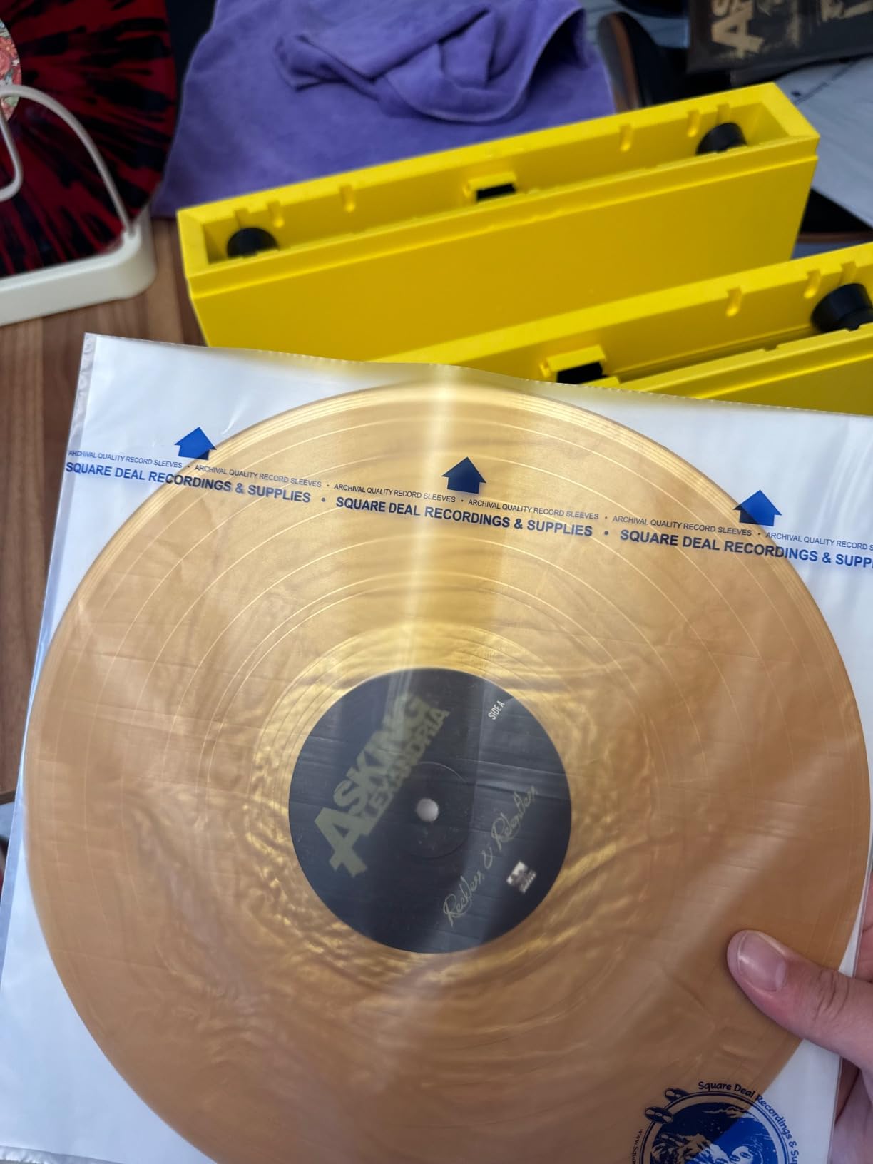 (100) 12 Inch Record Inner Sleeves - 3-Layers of Archival Quality, Anti-Static HDPE with Rice Paper Enclosed Insert customer photo 1