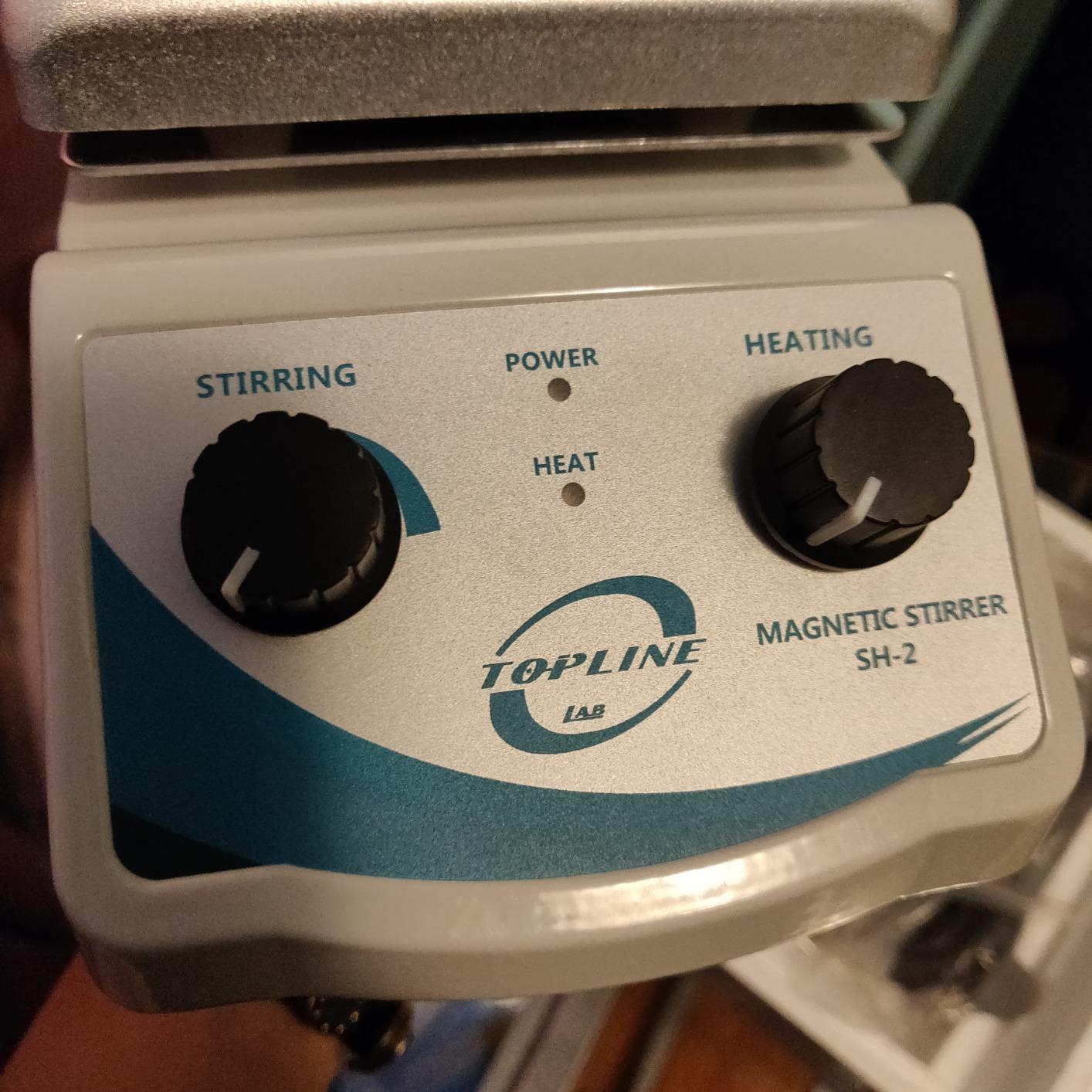 SH-2 Hot Plate Magnetic Stirrer Mixer Dual Control with 1 inch Stir Bar (New Style) customer photo 2