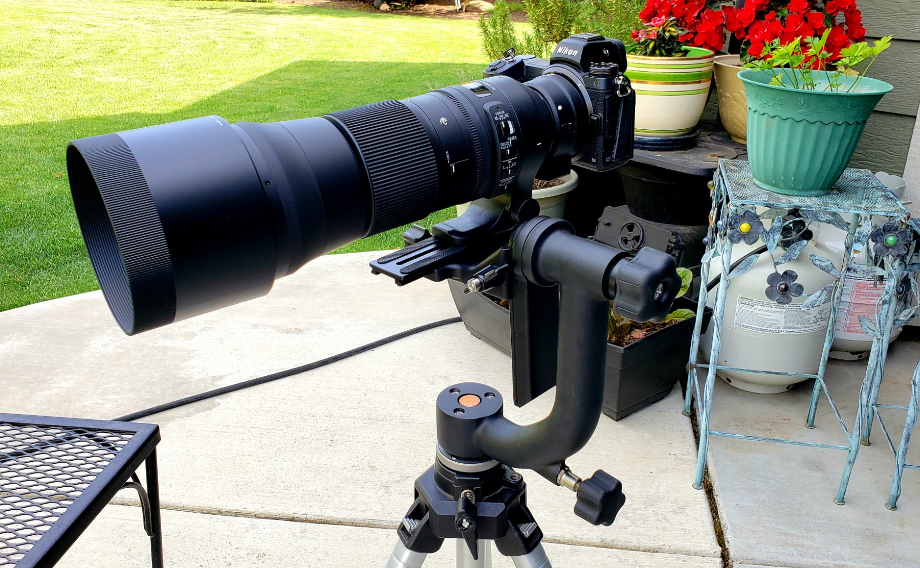 Movo GH700 MKII Professional Gimbal DSLR Tripod Head with Long and Short Arca-Swiss Quick-Release Plates - for Outdoor Bird/Wildlife Photography customer photo 1