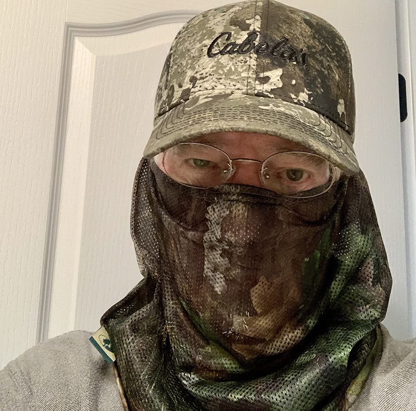 Mossy Oak Unisex-Adult Camo Mesh Hunting Face Mask customer photo 2