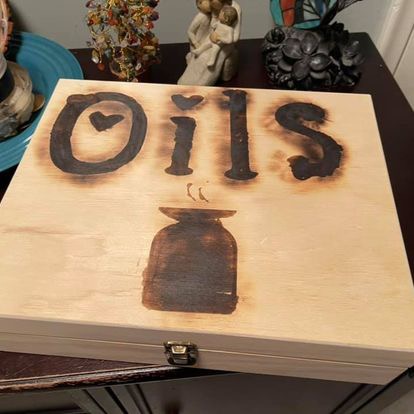 Pure Vie Essential Oil Wooden Storage Box Travel Display Presentation, Holds 36 Bottles for 5, 10, 15ml - Aromatherapy Organizer Nail Polish Fragrance Container customer photo 2