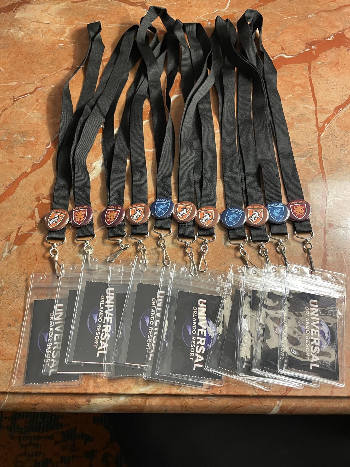 12 Pack Cruise Lanyard with Waterproof ID Card Holder, Colorful Solid Color Durable Lanyard with Badge ID Holder for Badge Card and Carnival Sail customer photo 1