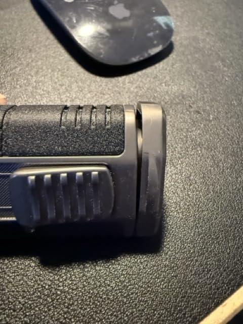 XIKAR Tactical Triple Jet Butane Torch Lighter - Refillable Butane Lighter with EZ-View Fuel Window, Wind Resistant Adjustable Flame, Pocket Clip - Premium Lighter for Outdoor Use - Black customer photo 1