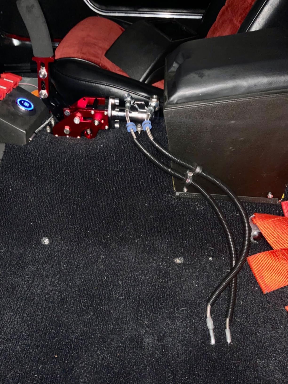 Sporacingrts Hydraulic Handbrake Drift E-Brake Handle Parking Emergency Brake Lever Universal Compatible with Racing Cars customer photo 2
