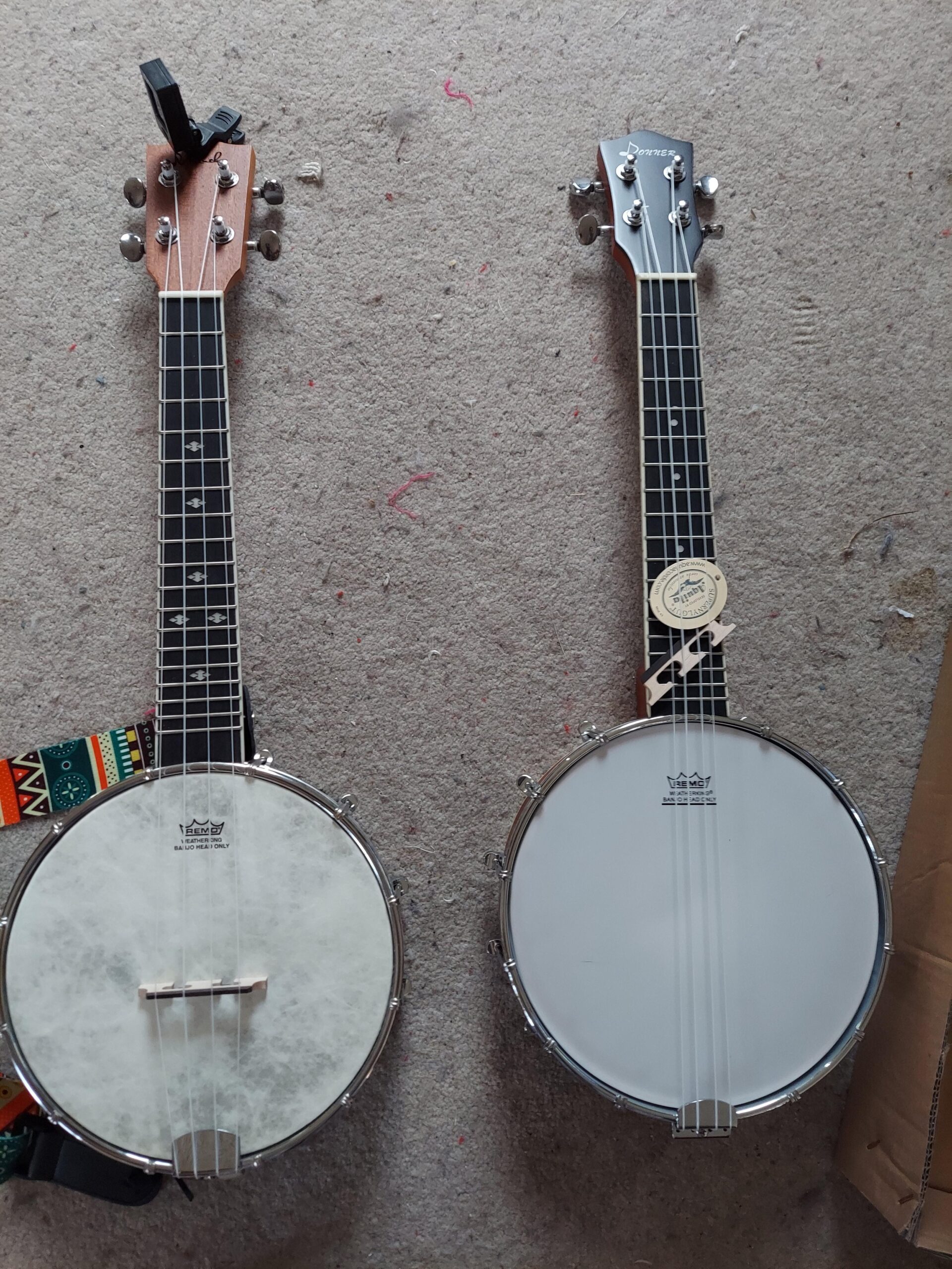 Donner Banjo Full Size 5 String Tenor Banjolele Guitar with Banjo Kit Tuner Gig Bag, Stringed Musical Instruments for Adult Beginner，DBJ-200 customer photo 1