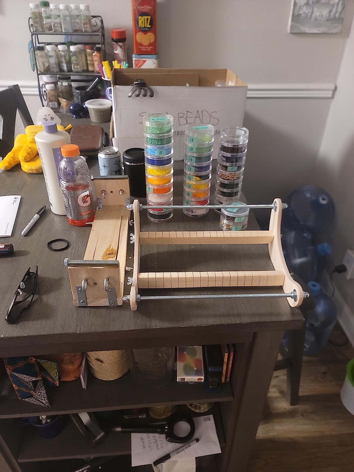 Professional Solid Wood Bead Weaving Frame, Bead Loom Wooden Frame customer photo 1