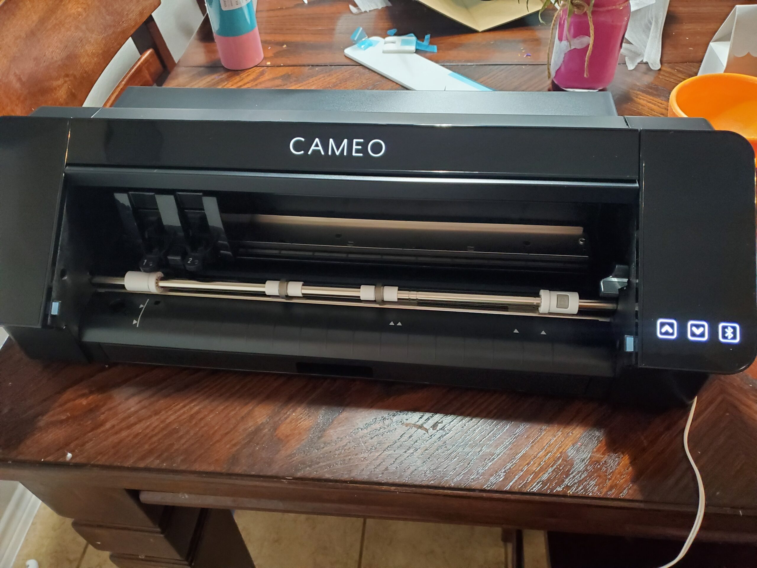 Silhouette America Cameo 5 Alpha (α) - Smart Cutting Machine for Print & Cut - Quiet Operation with AutoBlade, Studio Software, Cutting Mat - Matte Black (Deluxe Bundle) customer photo 1