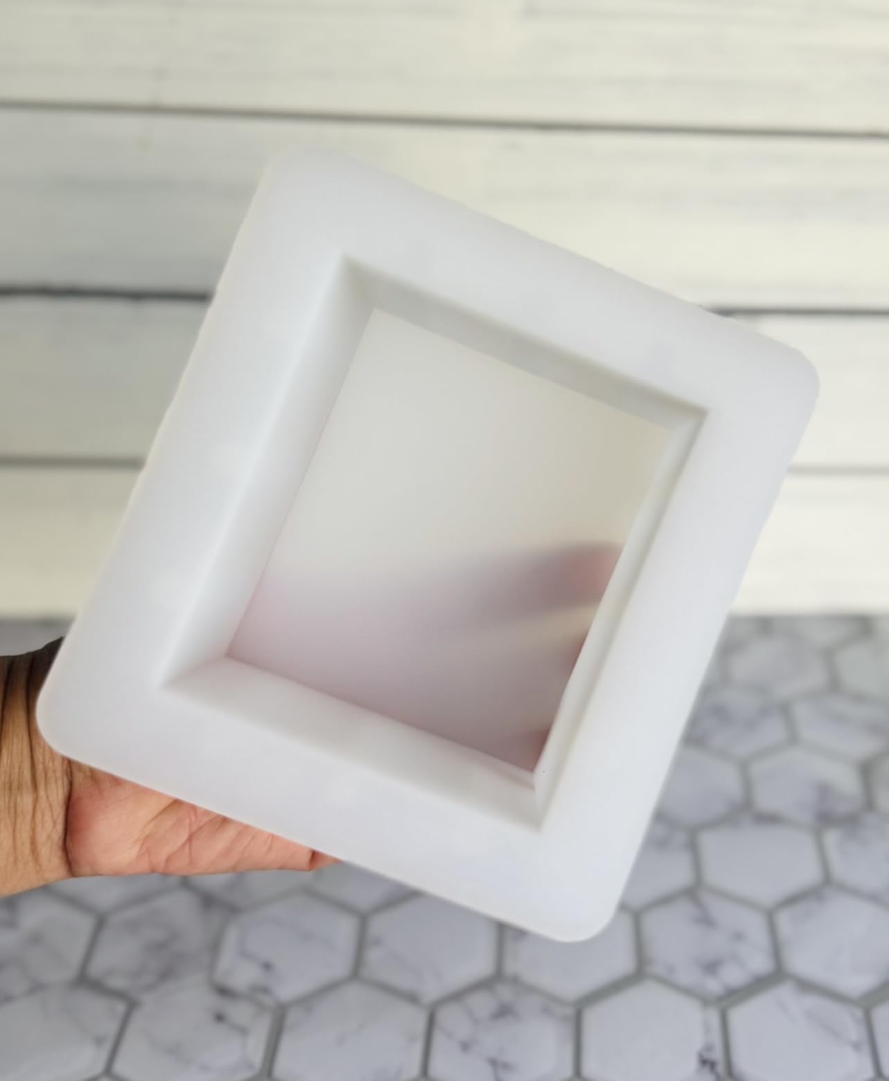 Mose Cafolo Loaf Soap Silicone Mold 10'' Rectangle White Mould DIY Handmade Swirl Making Tool customer photo 2