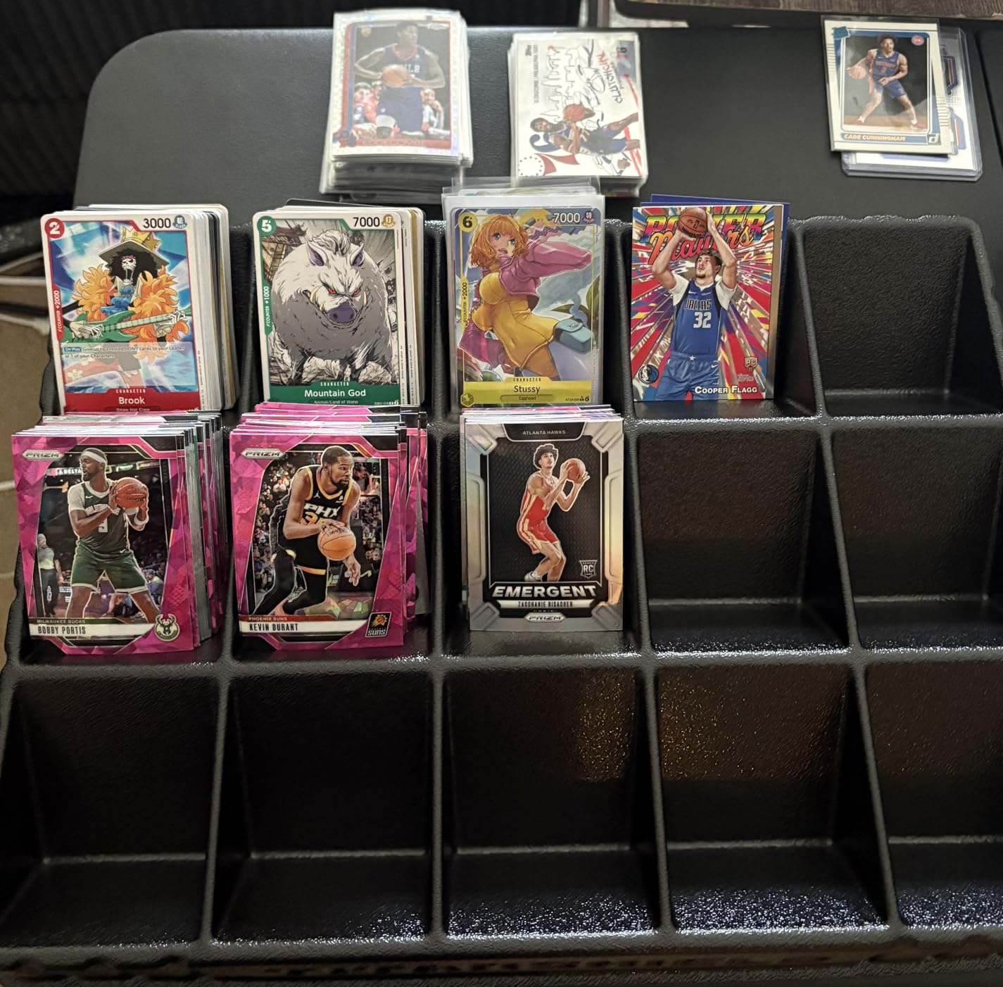 TitanShield Stackable Heavy Duty Card Sorting Tray | Compatible with Pokemon, Baseball, Magic The Gathering MTG, TCG Trading Cards | (Two Trays) customer photo 1