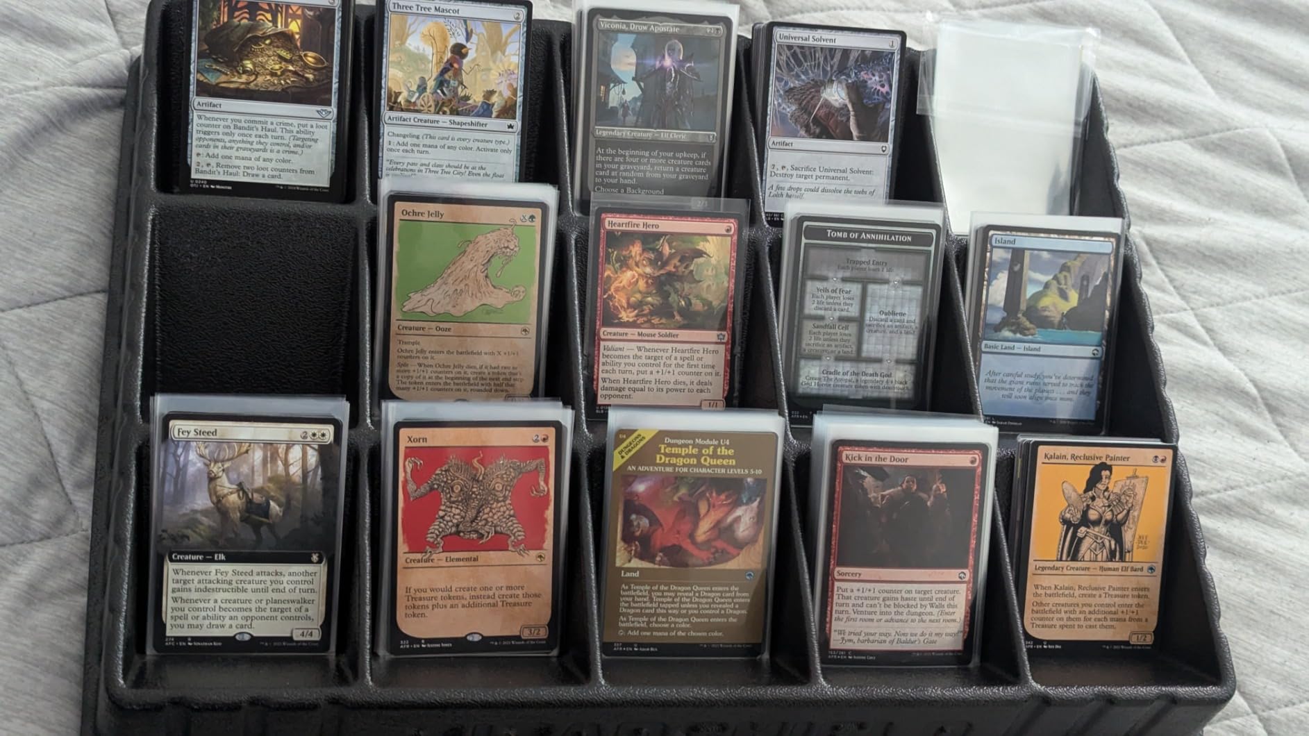 TitanShield Stackable Heavy Duty Card Sorting Tray | Compatible with Pokemon, Baseball, Magic The Gathering MTG, TCG Trading Cards | (Two Trays) customer photo 2