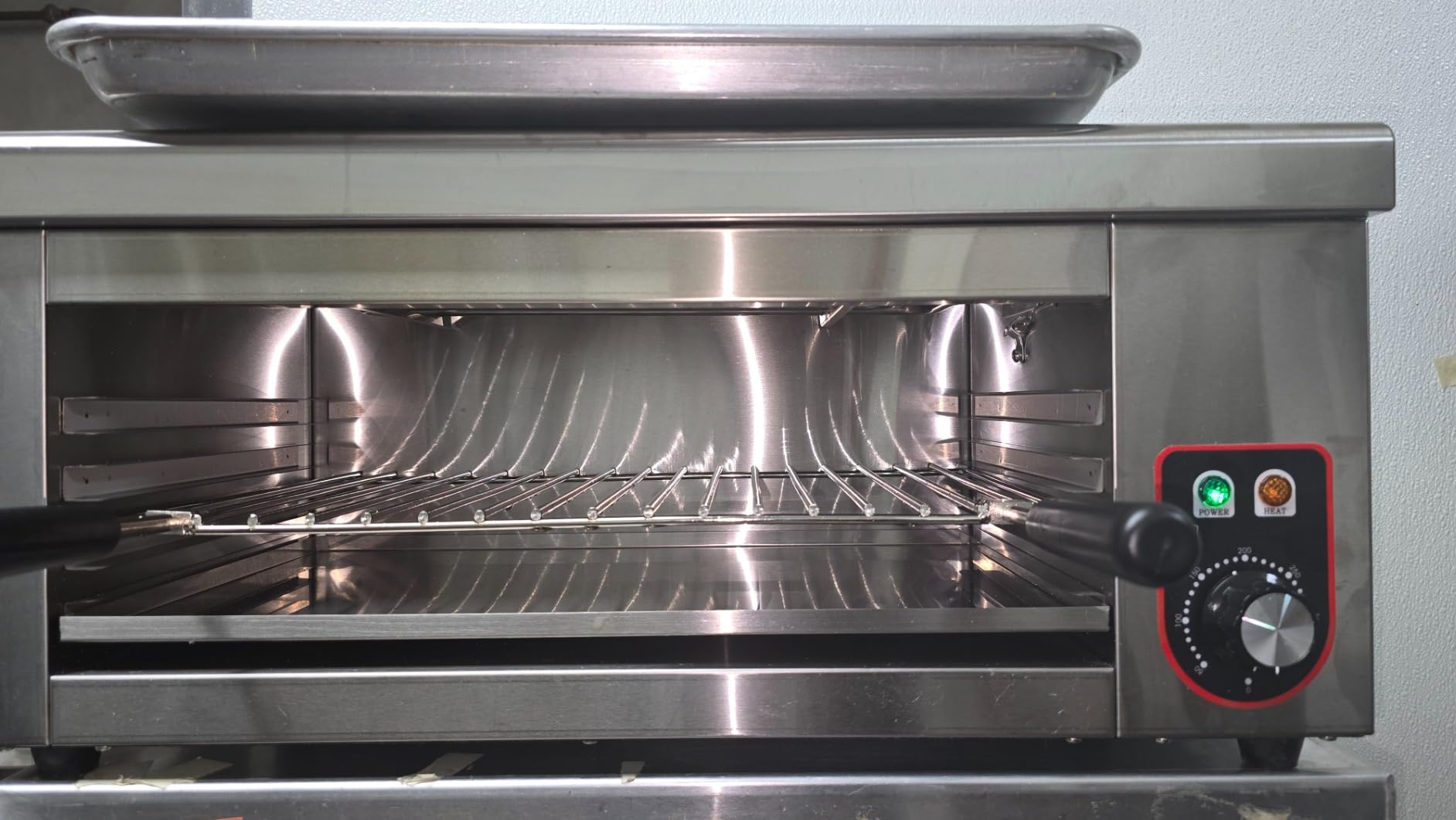 Commercial Cheese Melter Salamander Broiler, 1500W Electric Cheesemelter Heater customer photo 1