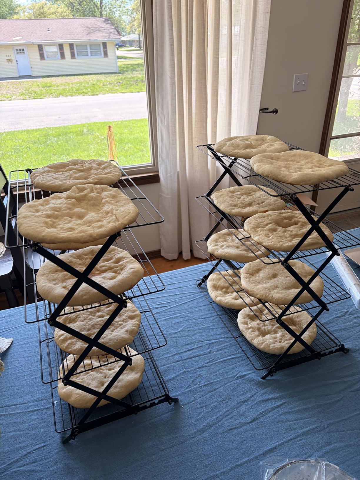 Geesta 2/3/4-Tier Upgraded Collapsible Cooling Rack with Adjustable 3 Setting Design Stackable Roasting Cooking Drying Wire Cooling Rack customer photo 2