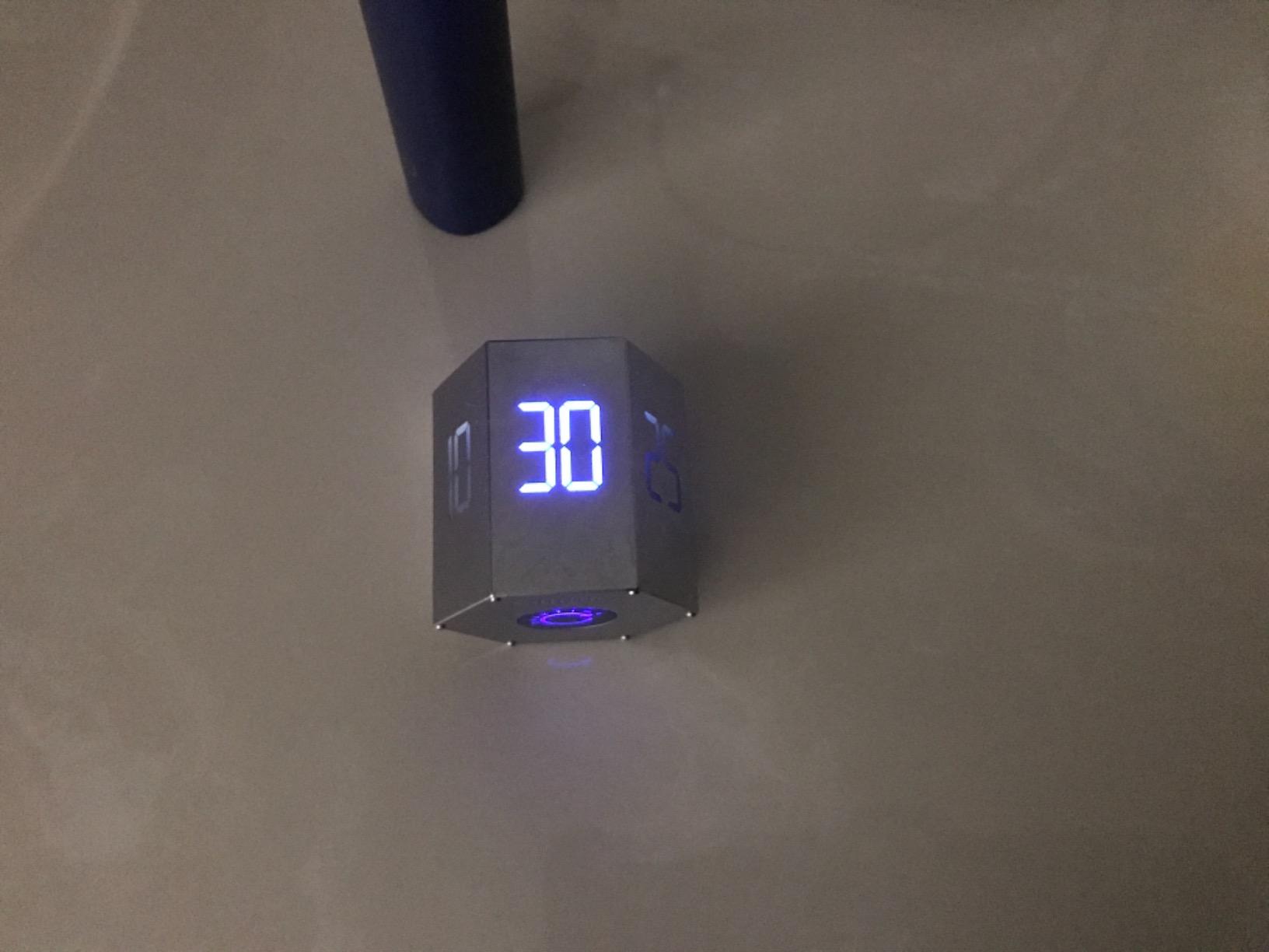 Ticktime Pomodoro Timer, Productivity Timer Cube, 3/5/10/15/25/30 Min Presets, Custom Countdown & Stopwatch, Sound/Vibration/Silent, Magnetic, Rechargeable, for ADHD Study Work customer photo 2