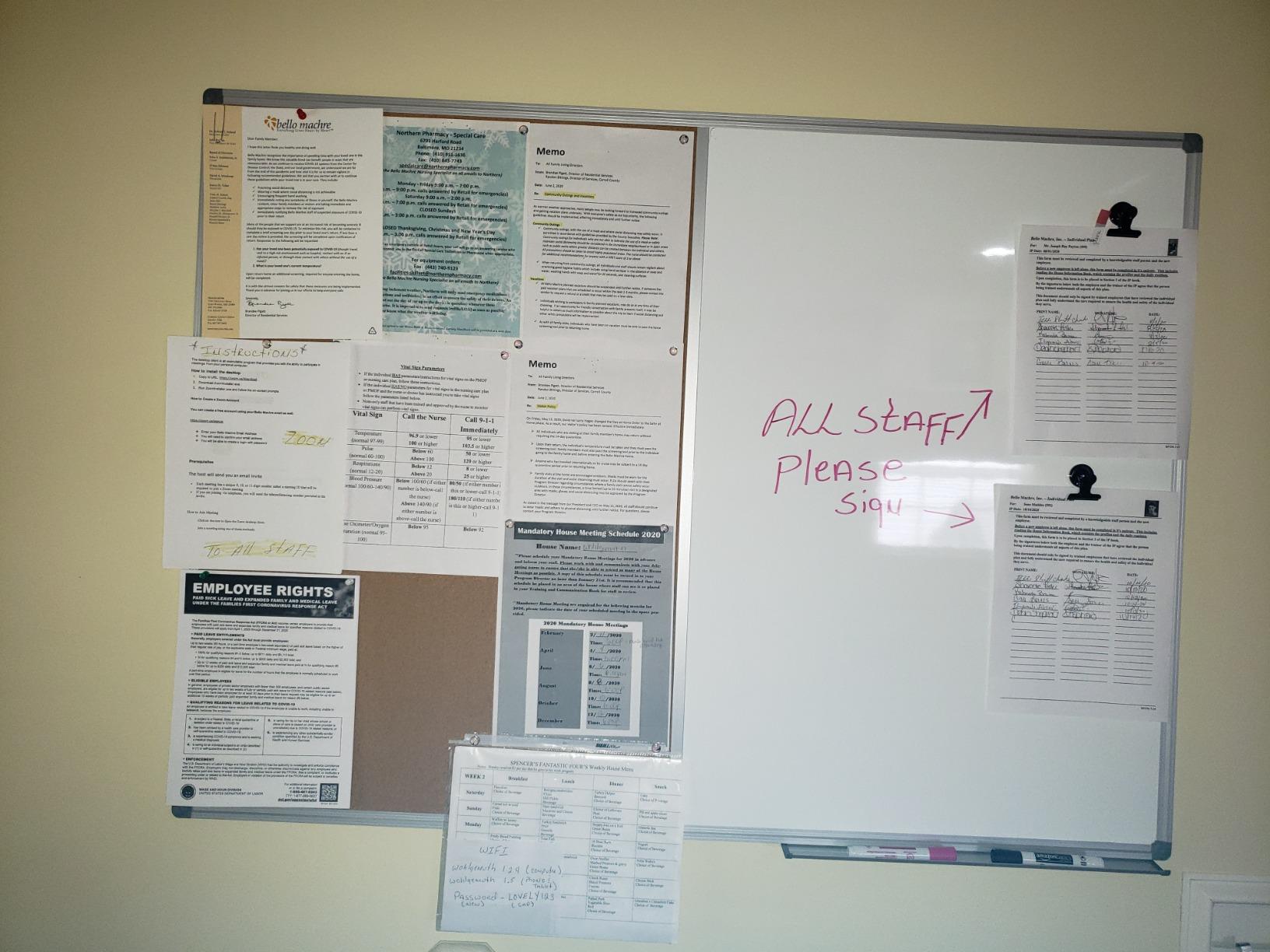 Magnetic Combination Whiteboard Cork Board 48 x 36 Inch, Black Aluminum Frame - Large Wall Mounted Vision Board & Planner for Home Office, Kitchen Command Center & Classroom Organization customer photo 1