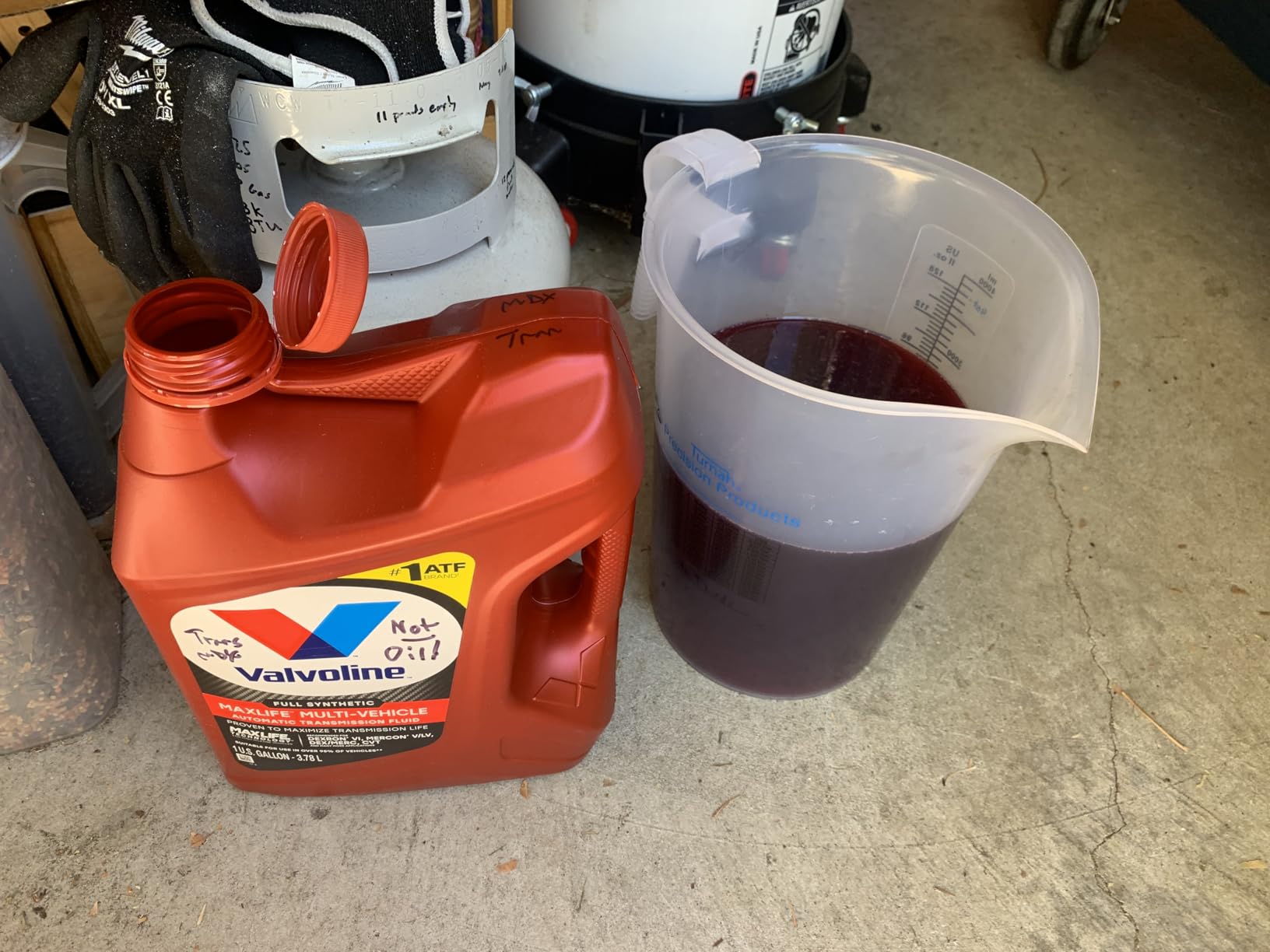 One Gallon 128oz Measure Pitcher - Convenient Conversion Chart - Strong Food Grade - Great for Lawn, Chemicals, Lye, Home Hobbies customer photo 1