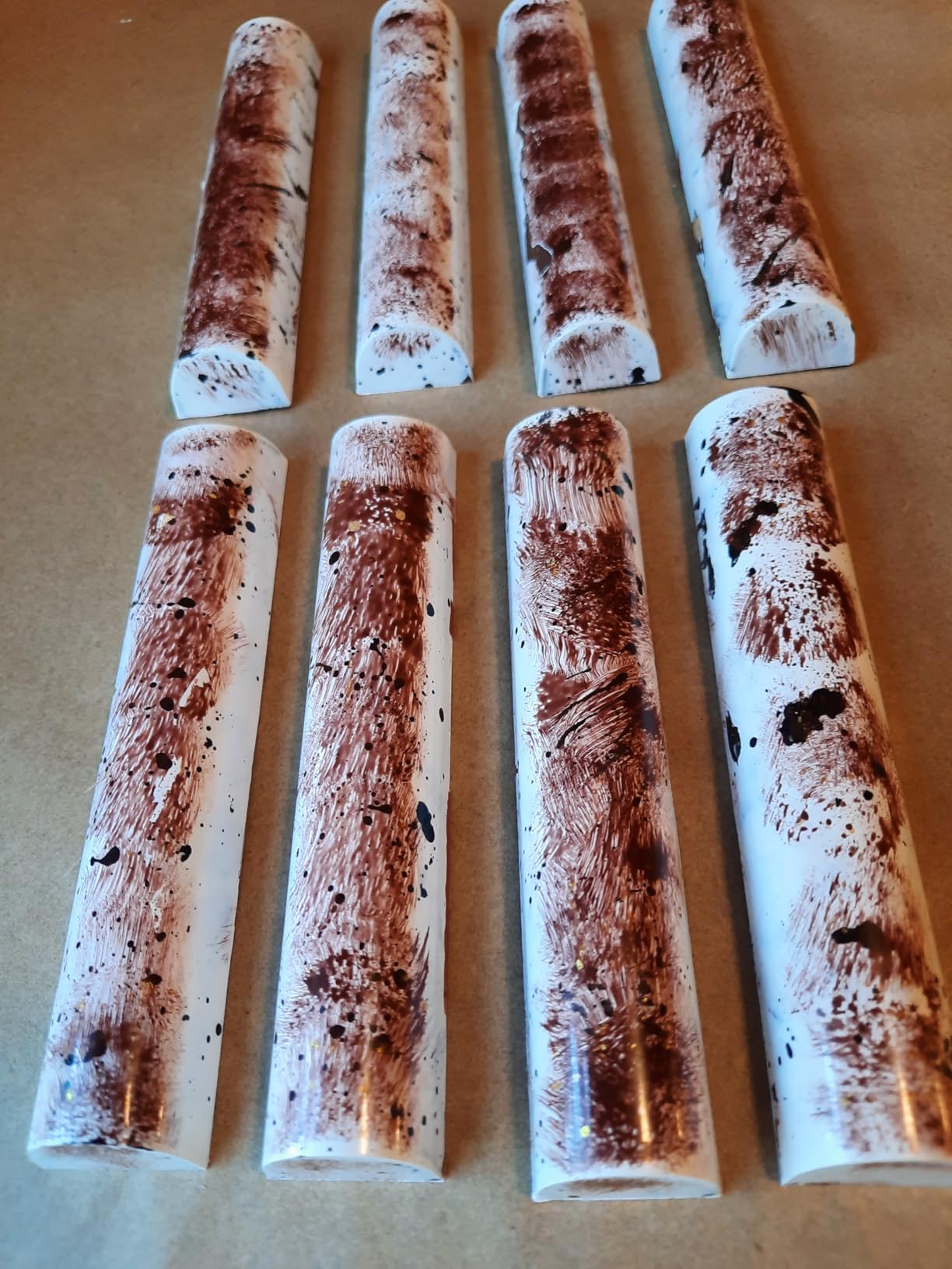 Large Long Stick Chocolate Mold Polycarbonate 3D Cylinder Maker Candy PC Tray Cylindrical Shells Chocolate Mould Forms customer photo 2