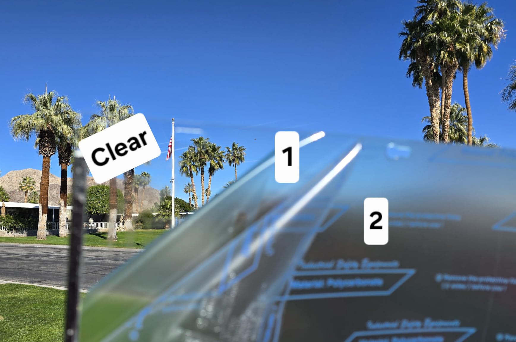 Blue Eagle Full Face Impact Resistant Safety Faceshield (B1BL+FC48) | Clear | Extrusion-Grade Polycarbonate Visor | 1 Set + Replacement Visor customer photo 1