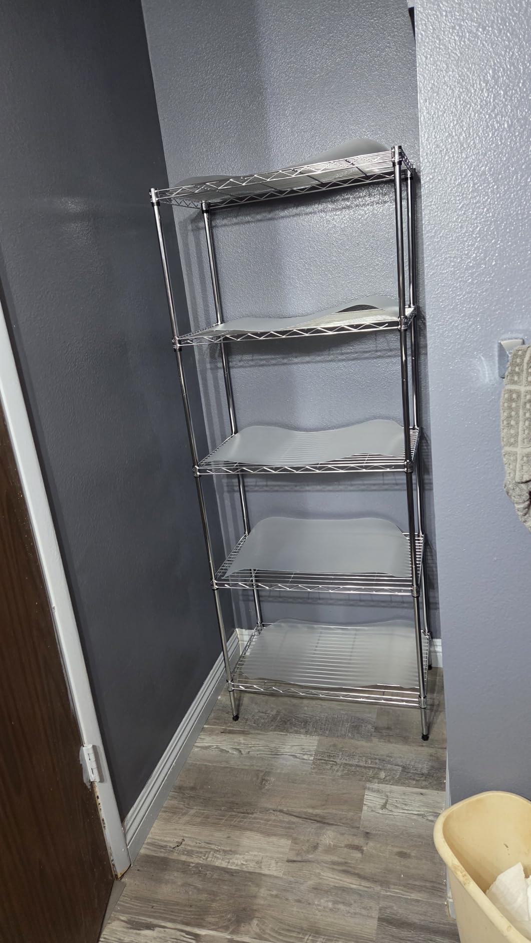 Seville Classics Solid Steel Wire Shelving Storage Unit Adjustable Shelves Organizer Rack, 4-Tier, 30