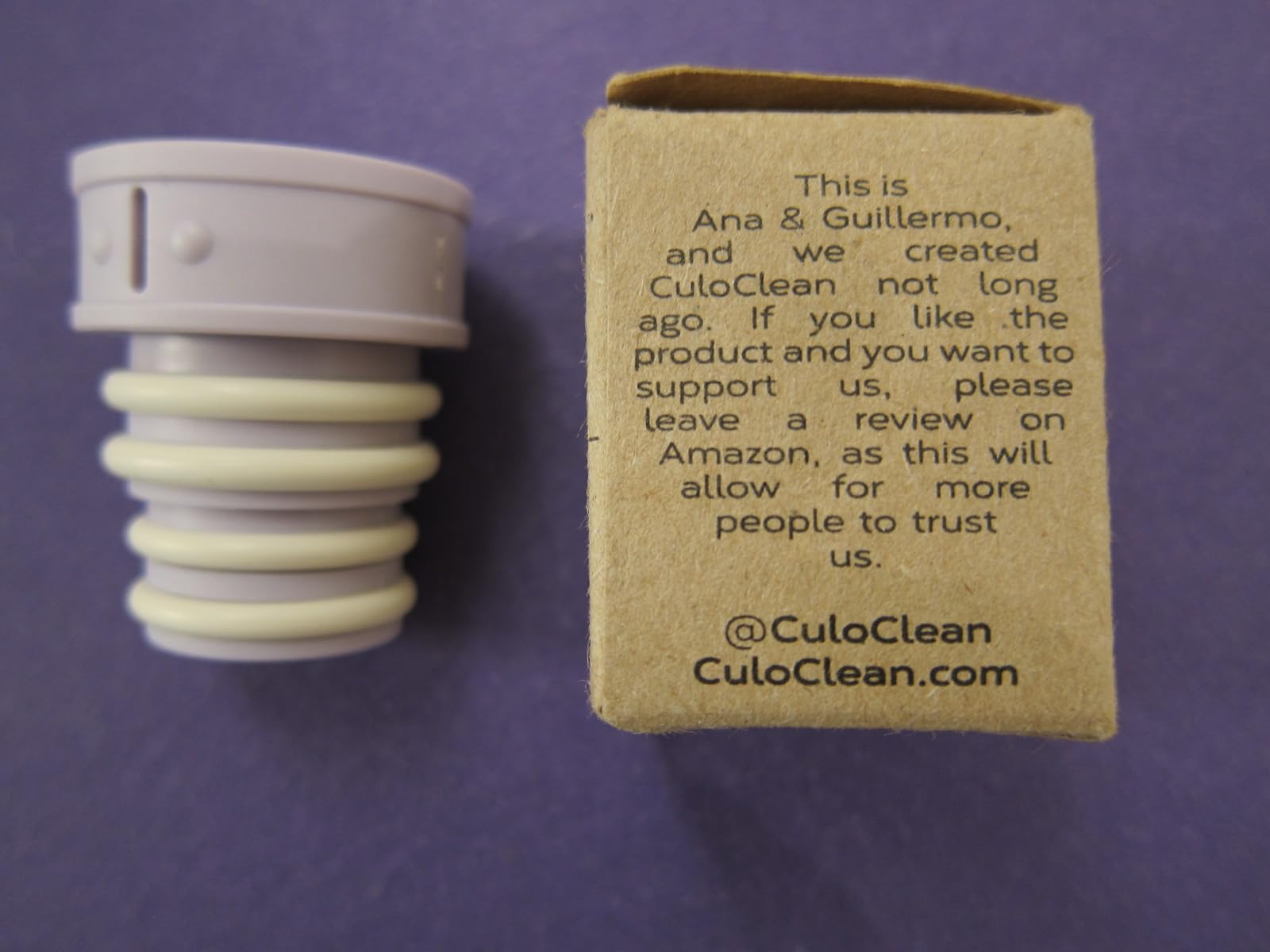 CuloClean Portable Bidet for Toilet, Travel, or Camping. Compatible with Any Plastic Bottle. Discreet, Sanitary or Travel Shower, Attachable Stopper, Backcountry Bidet Nozzle (1pcs Yellow) customer photo 1