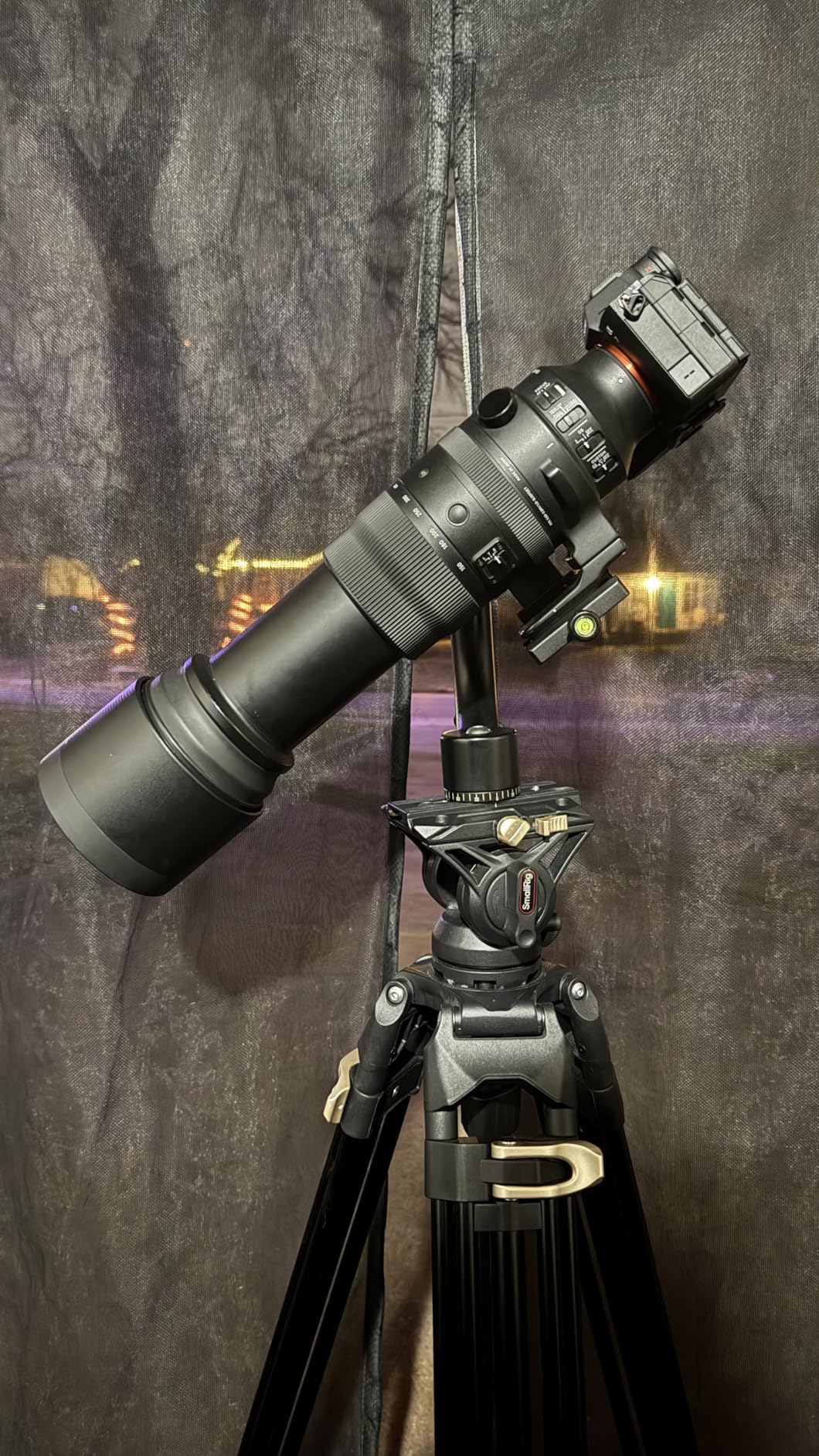 K&F CONCEPT Aluminum Alloy 360 Degree Panoramic Gimbal Tripod Head with 1/4'' Standard Quick Release Plate and Bubble Level, Load Capacity up to 20kg/44lbs customer photo 2