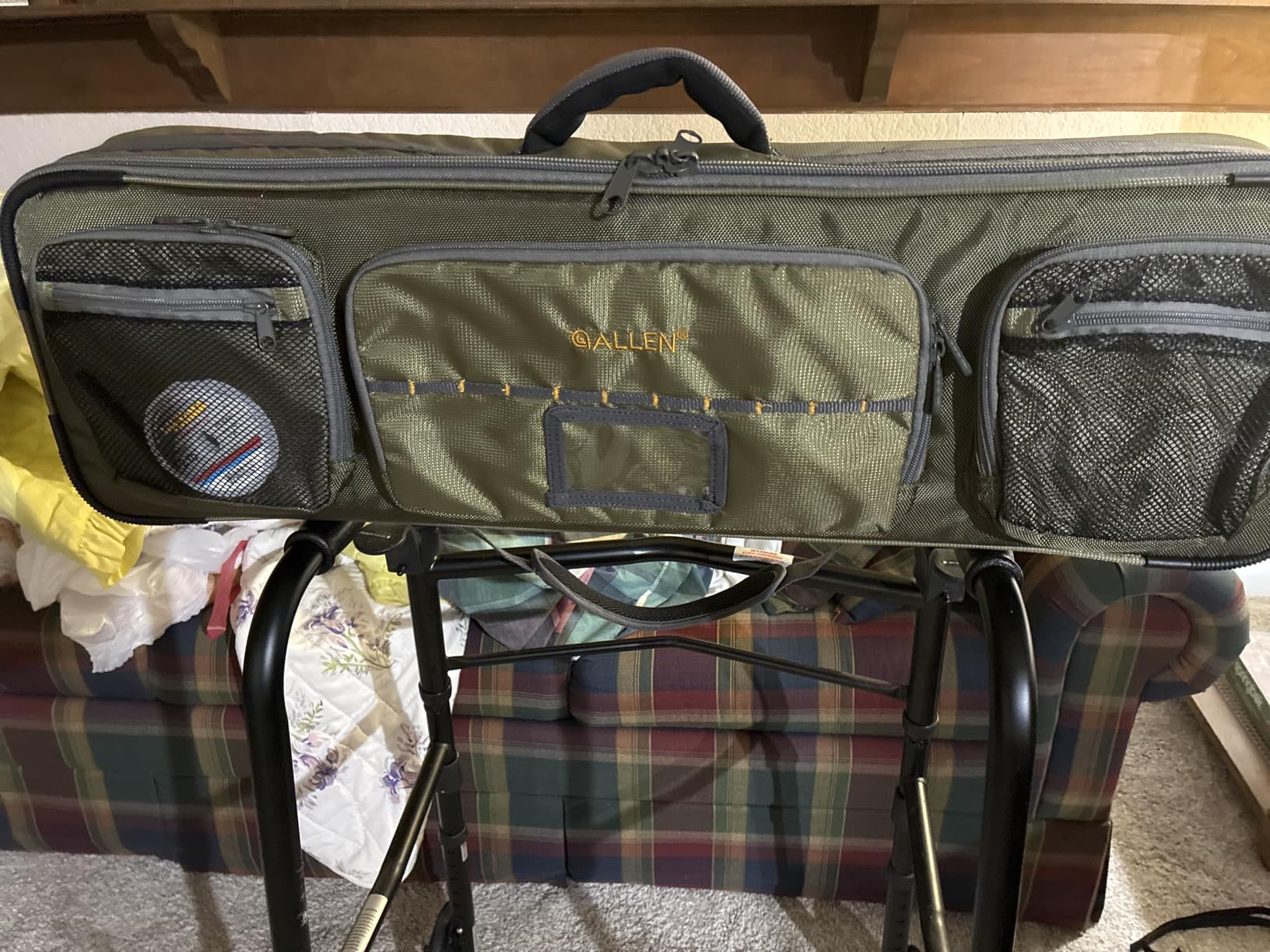 Allen Company Cottonwood Fly Fishing Rod & Gear Bag Case, Hold up to 4 Fishing Rods, Heavy-Duty Honeycomb Frame customer photo 1