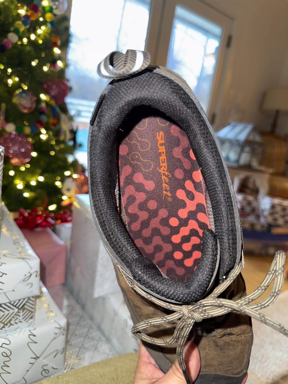 Superfeet Run Cushion Low Arch Insoles for Runners with Low Arch Support - 7.5-9 Men / 8.5-10 Women customer photo 1