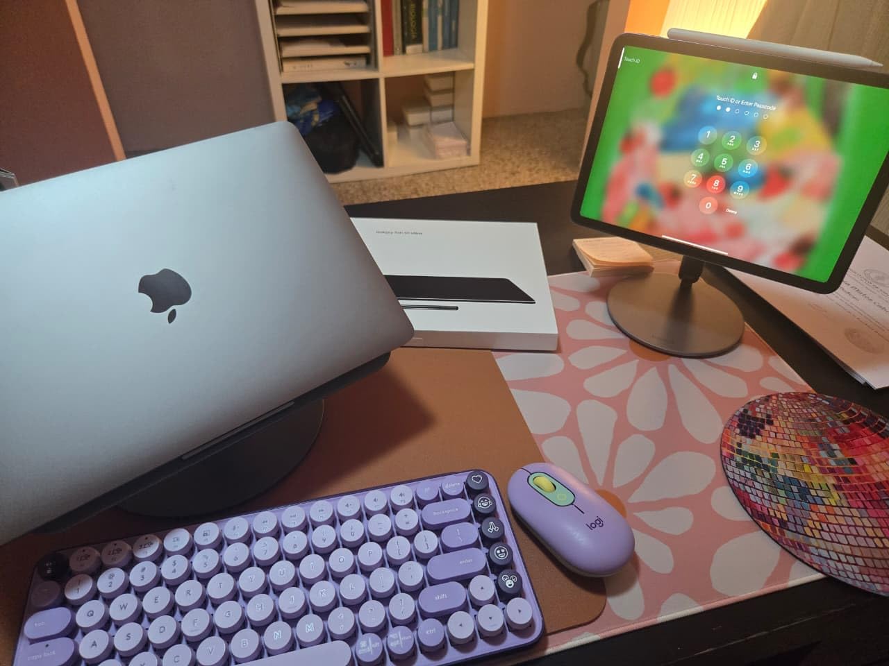 Logitech POP Keys Mechanical Wireless Keyboard with Customizable Emoji Keys, Durable Compact Design, Bluetooth or USB Connectivity, Multi-Device, OS Compatible - Heartbreaker Rose customer photo 2