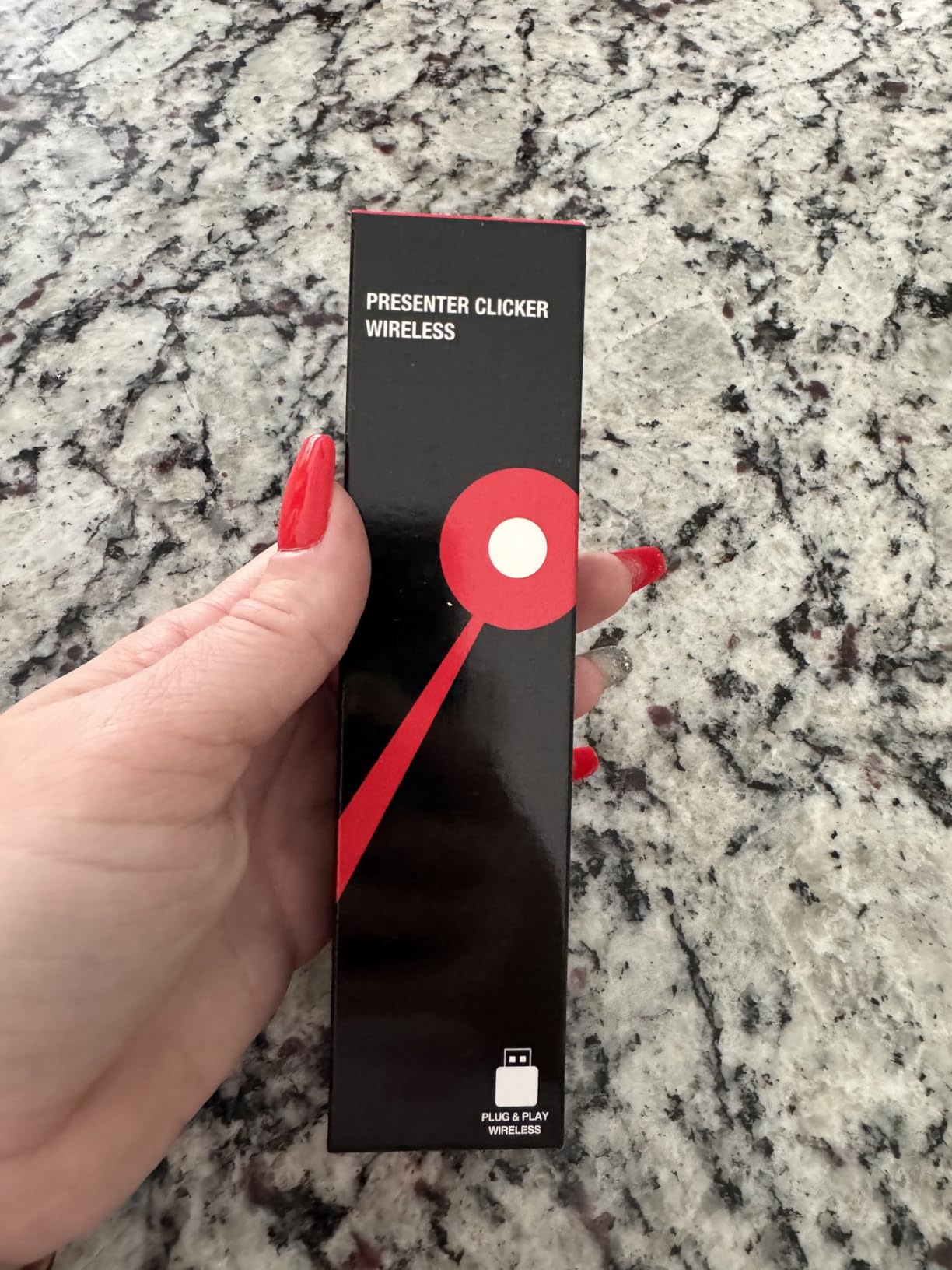 Laser Pointer for Presentations, Wireless Presenter Clicker for PowerPoint Slide with Hyperlink & Volume Control, Presentation Remote for Mac/Computer/Laptop, Google Slide/PPT/Keynote customer photo 1