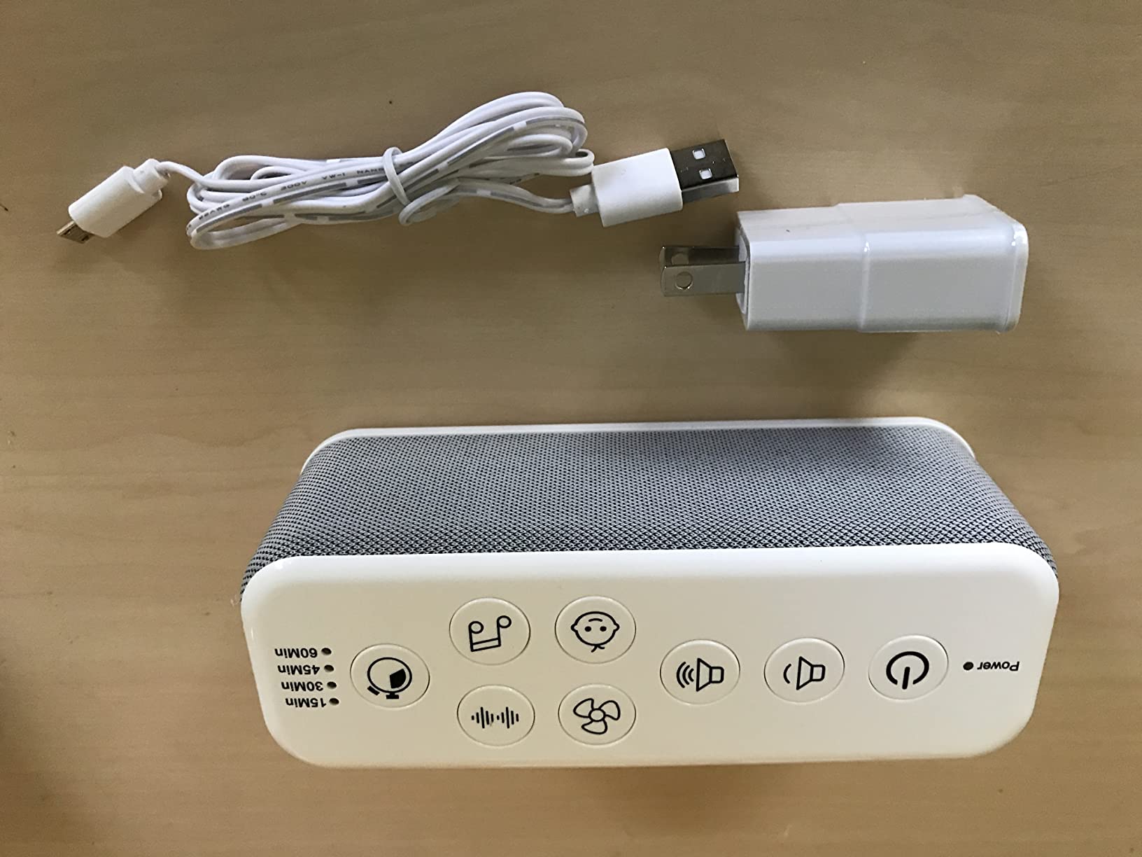 OnLyee White Noise Machine for Office Privacy, USB Rechargeable Sound Machine with 42 Non-Looping Sounds, Auto-Off Timer for Focus, Sleep and Travel customer photo 2