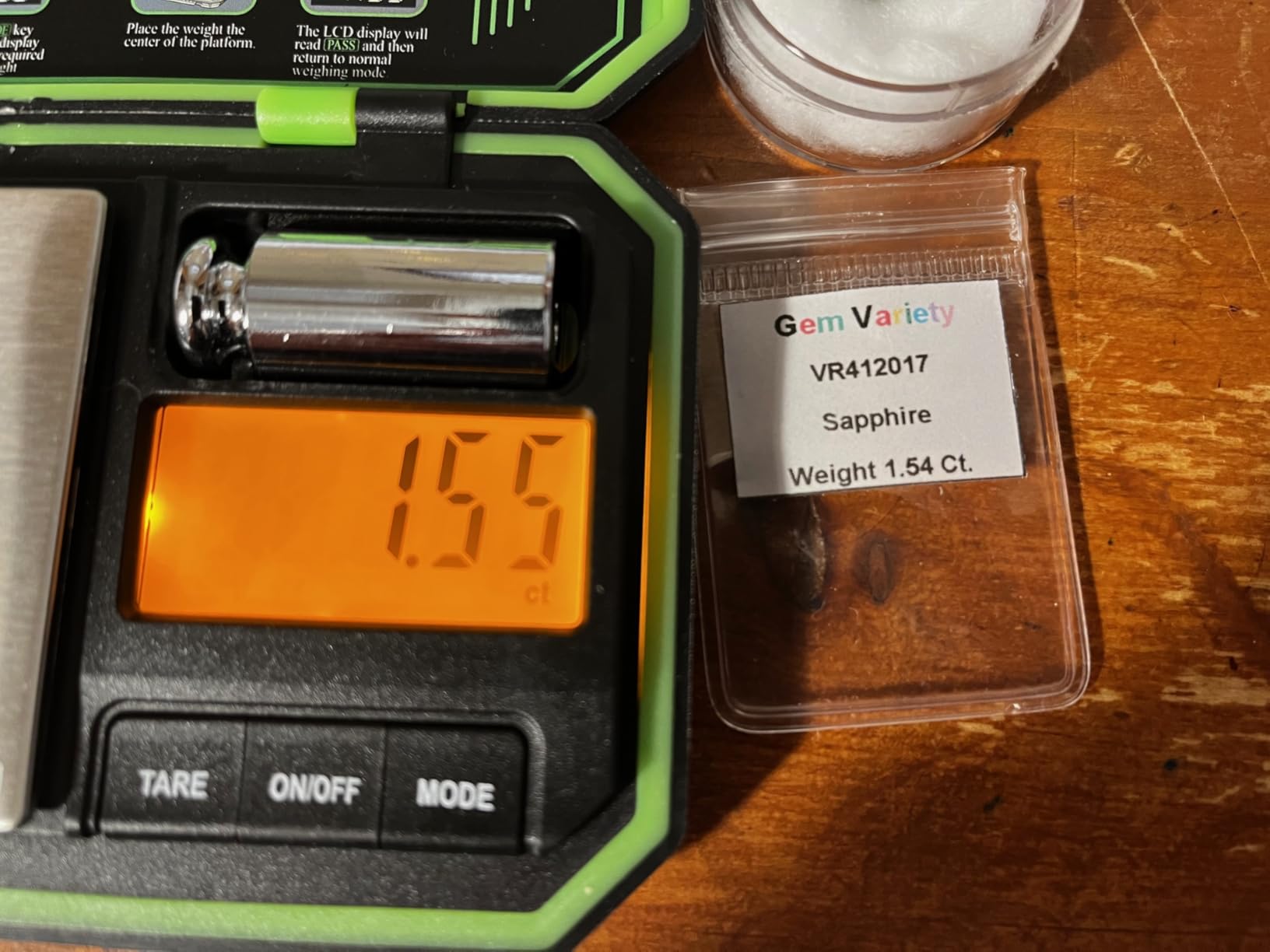 UNIWEIGH Travel Digital Pocket Scale 200g/0.01g, Digital Gram Scales, Mini Food Scale with 50g Calibration Weight for Food, Powder,Small Items, Tea, Jewelry, Coins (Battery Included)-Red customer photo 2