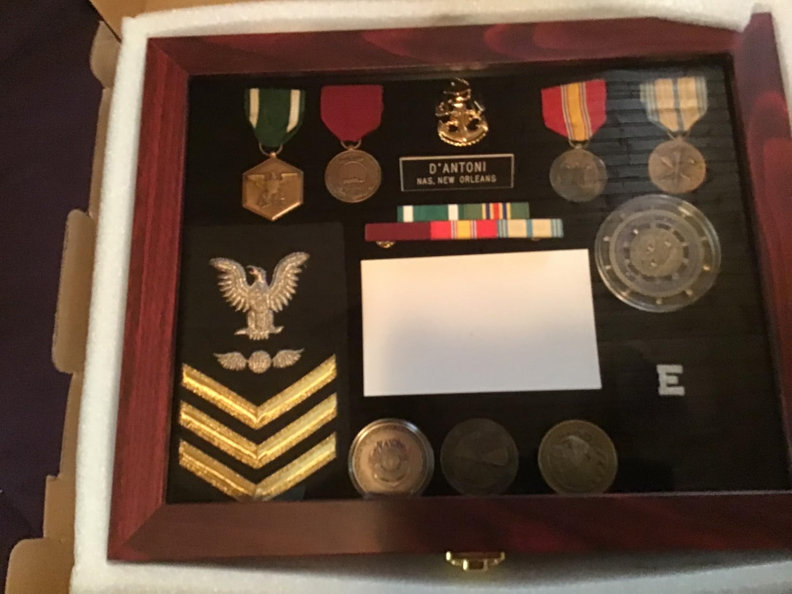 VERANI 11x14 Pin Display Case Pin Collection Display Box Military Medal Display Frame with Uv Protection Acrylic Door for Beach Tags Jewelry Insignia Ribbons Patches Insignia Ribbons Sport Pins customer photo 1