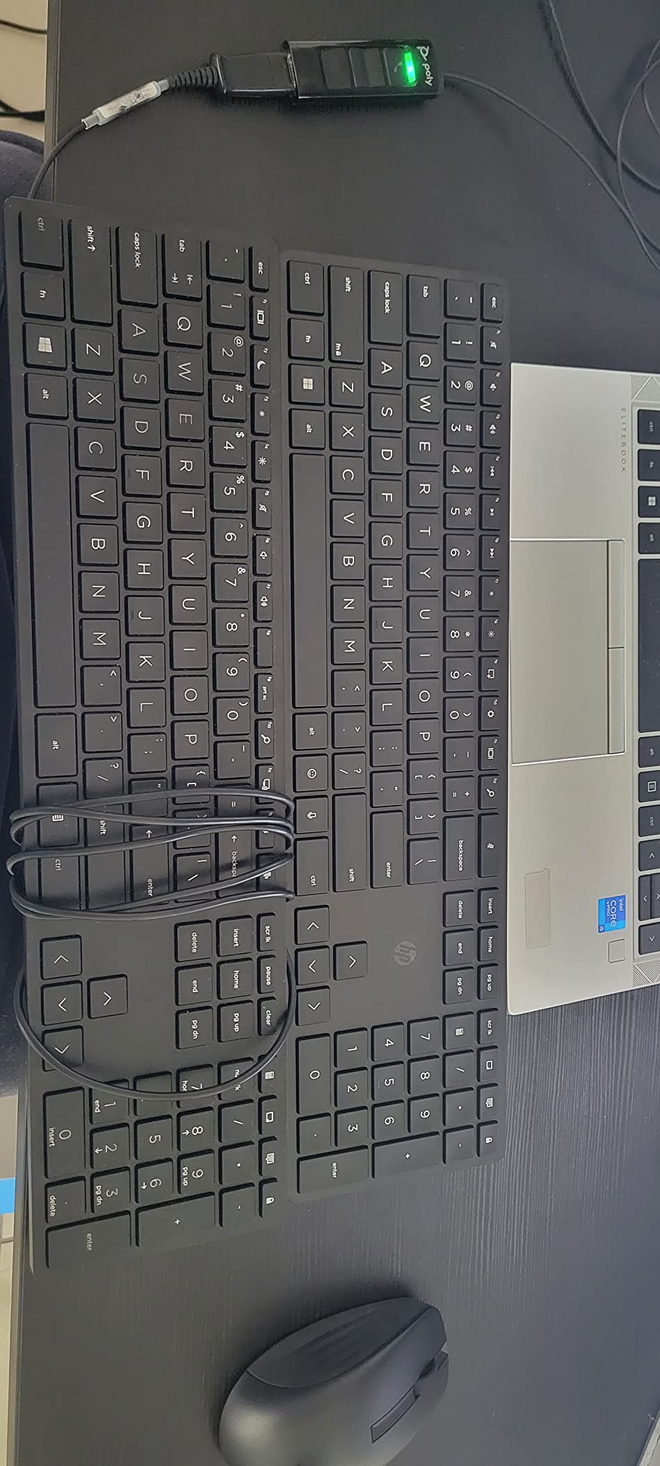 HP 650 Wireless Keyboard & Mouse Combo - 2.4Ghz Wireless, USB Receiver, Low-Profile Keys, 20+ Programmable Keys, DPI Mouse - 20+ Months Keyboard, 24+ Mouse Battery - Win, Chrome, MacOS (4R013AA#ABL) customer photo 1