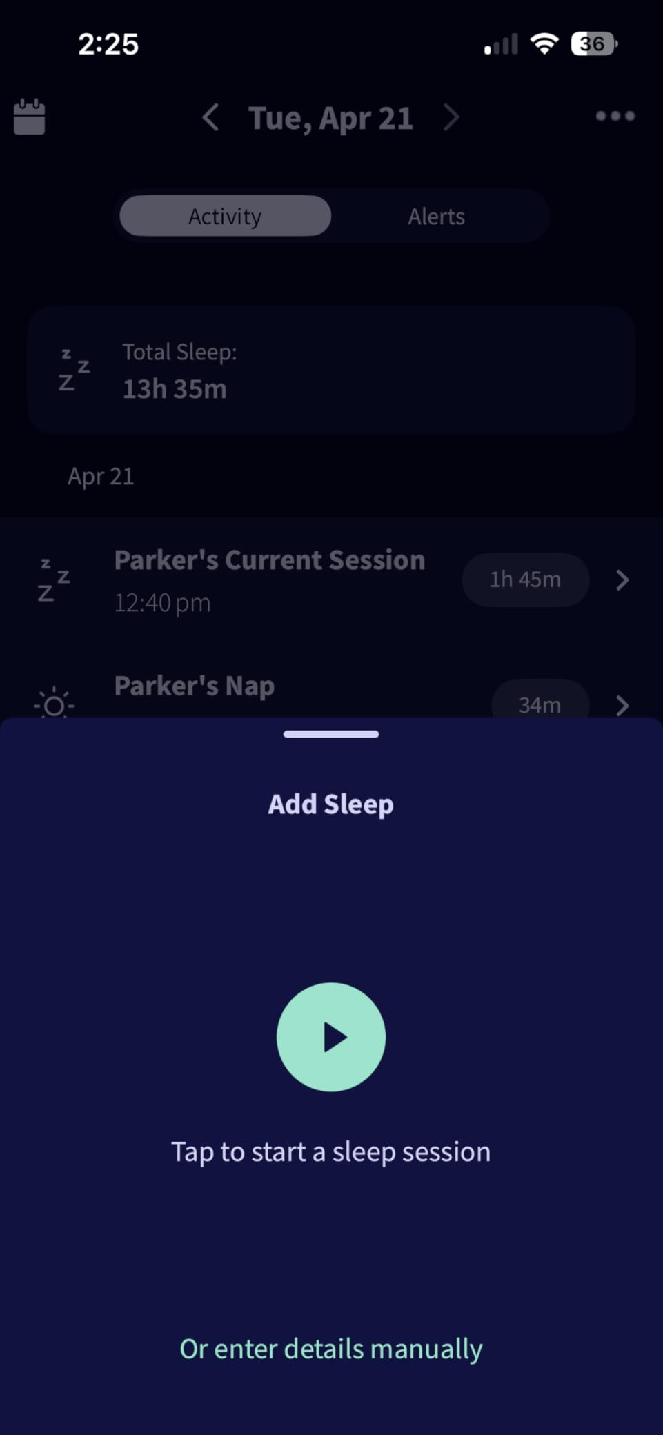 Owlet Dream Sock - Smart Wearable Baby Monitor, Infant SpO2 Monitor Tracks Heart Rate & Oxygen - Parents Receive Alerts, Sleep & Health Insights via App - Bedtime Blue customer photo 2