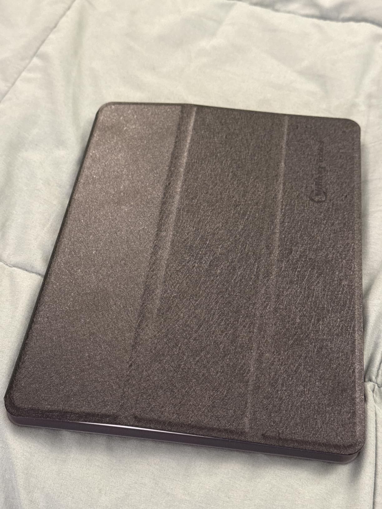 10 inch LCD Writing Tablet Electronic Writing Notebook with PU Protective Cover Erasable Drawing Pad Gift for Adults at Home Business Office(Black customer photo 1