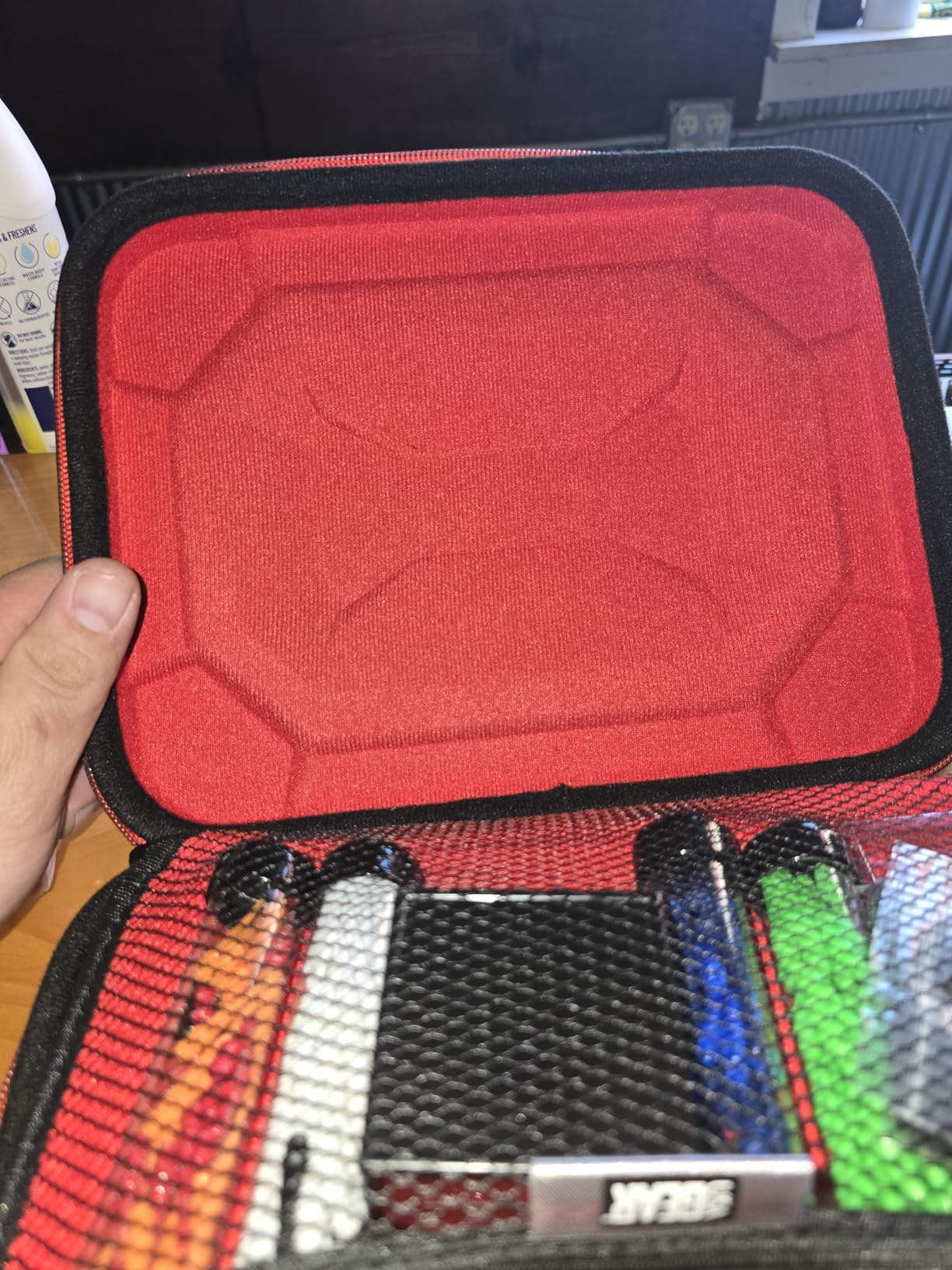 USA Gear XL Semi Hard Shell Dart Case - Protective Case for 15 Piece Dart Set, Tips, Flights and Shafts, and more Accessories - Locking Foam Design for Soft and Steel Tips customer photo 8