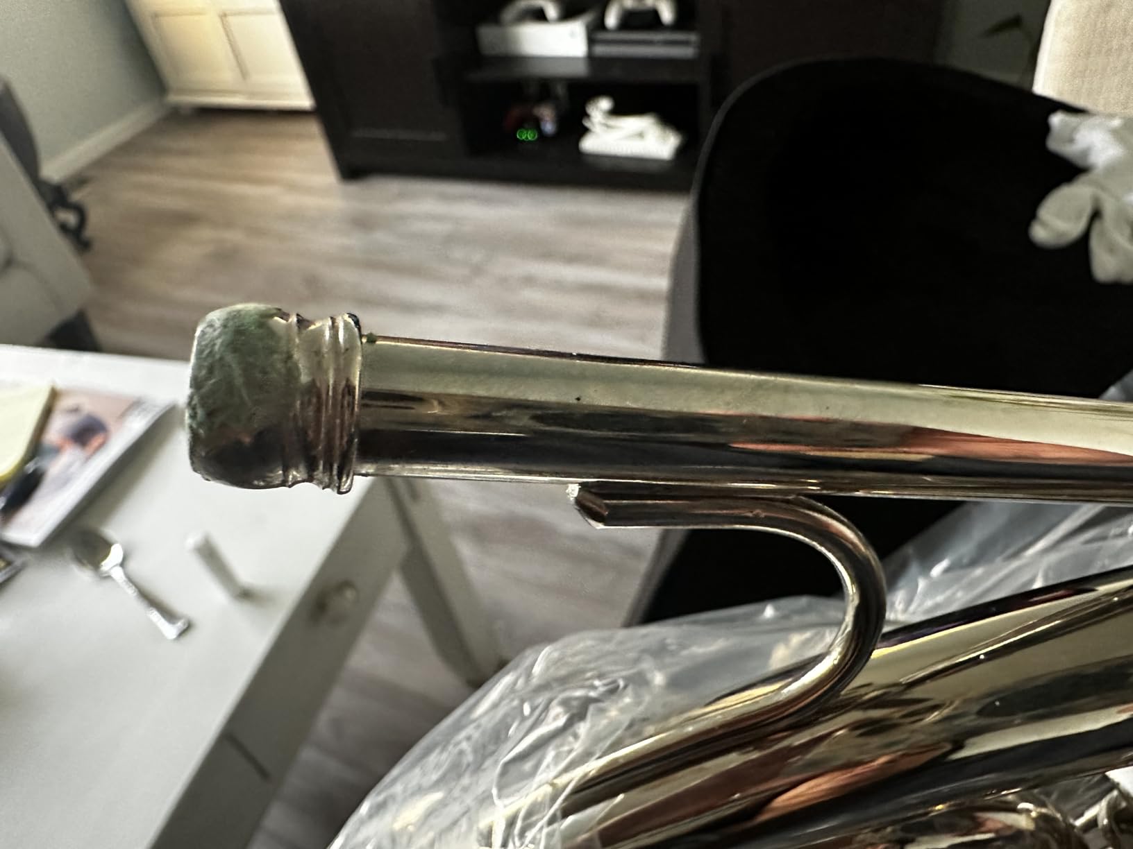 Double French Horn F/Bb 4 Keys Nickel Plated&Gold Lacquer with Case, Mouthpiece & Cleaning Kit - for Beginner & Intermediate Players customer photo 2