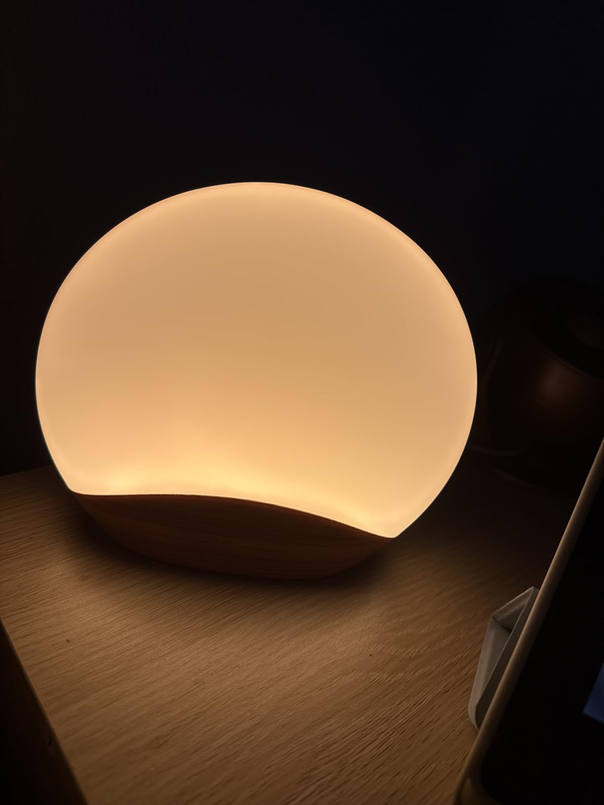 REACHER Sound Machine Sunrise Alarm Clock with Night Light, 26 Nature Inspired Sleep Sounds, 0-100% Dimmable Clock, Sunrise Lamp, Wake Up Light, Brown/Pink/White Noise Machine for Babys, Adults, Kids customer photo 2